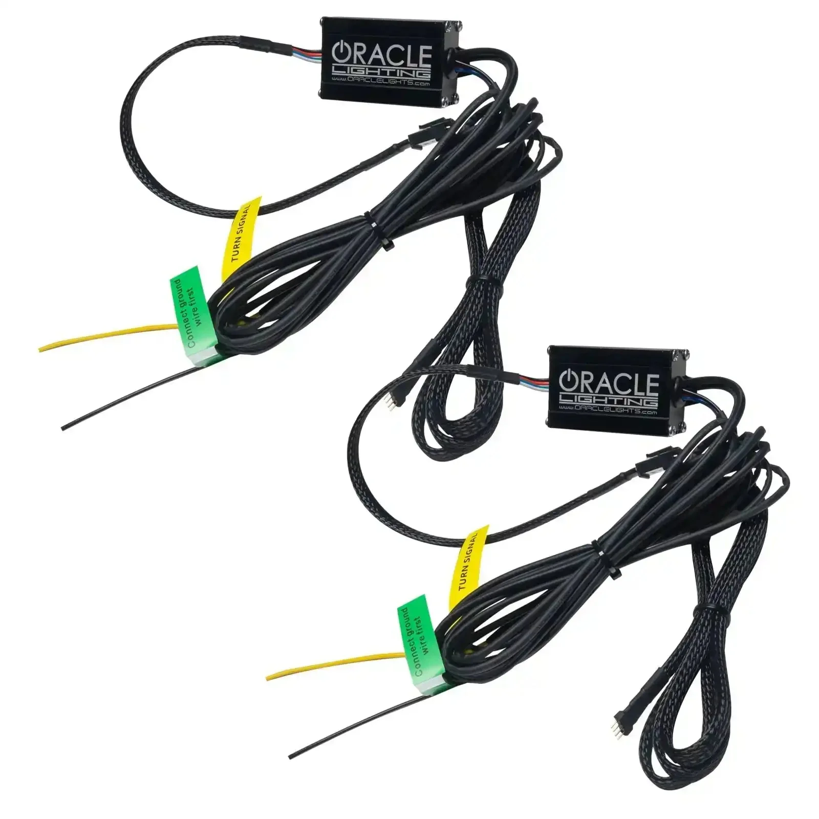 ORACLE Lighting 2009-2018 RAM ColorSHIFT Switchback Quad Pre-Assembled Halo Headlights - Black Housing - Image 26