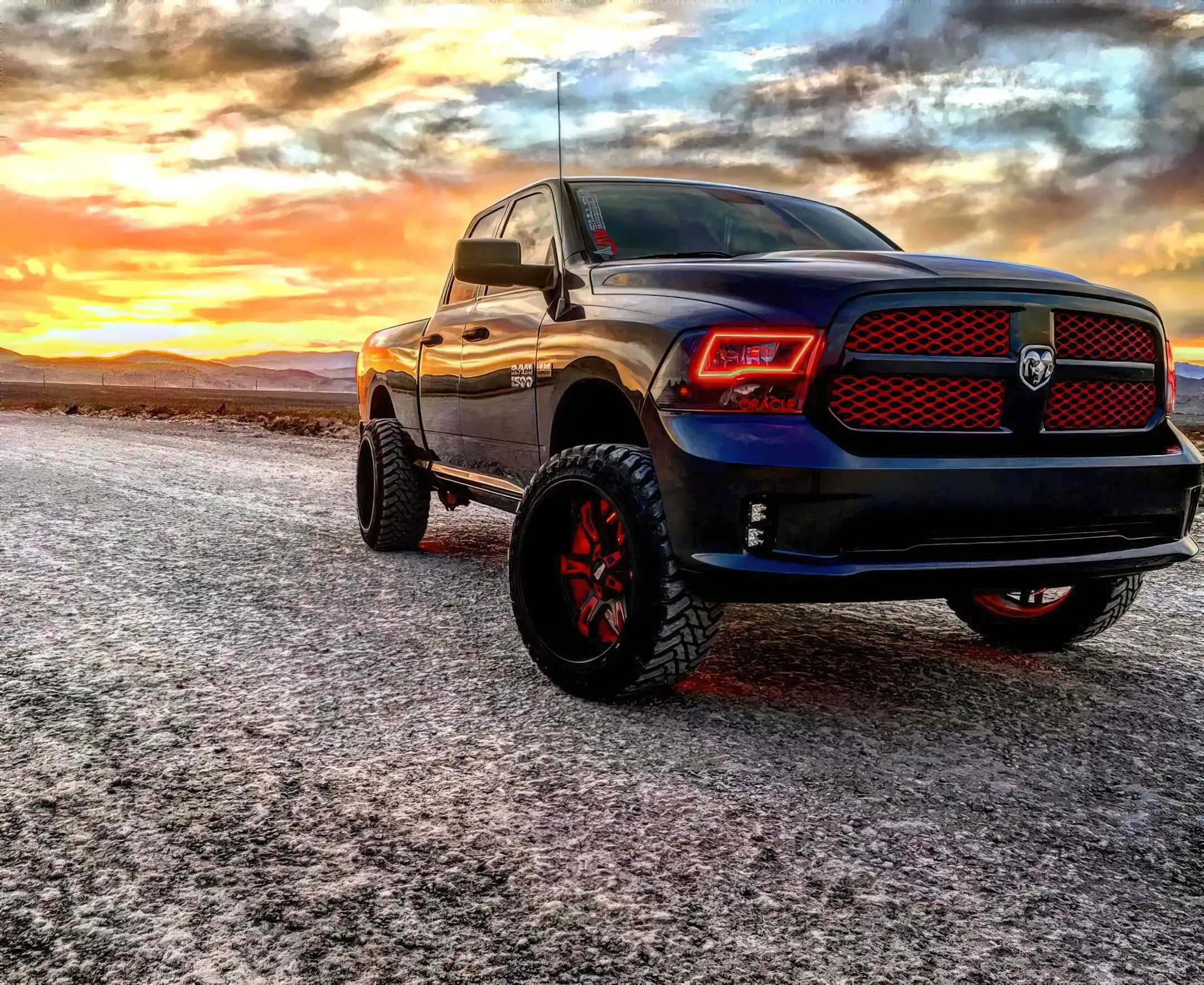 ORACLE Lighting 2009-2018 RAM 1500 Sport Pre-Assembled Headlights - Black Housing - Image 10