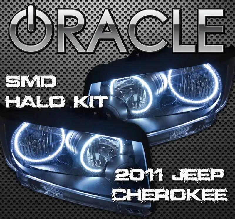 ORACLE Lighting 2011-2013 Jeep Grand Cherokee LED Headlight Halo Kit - Image 3