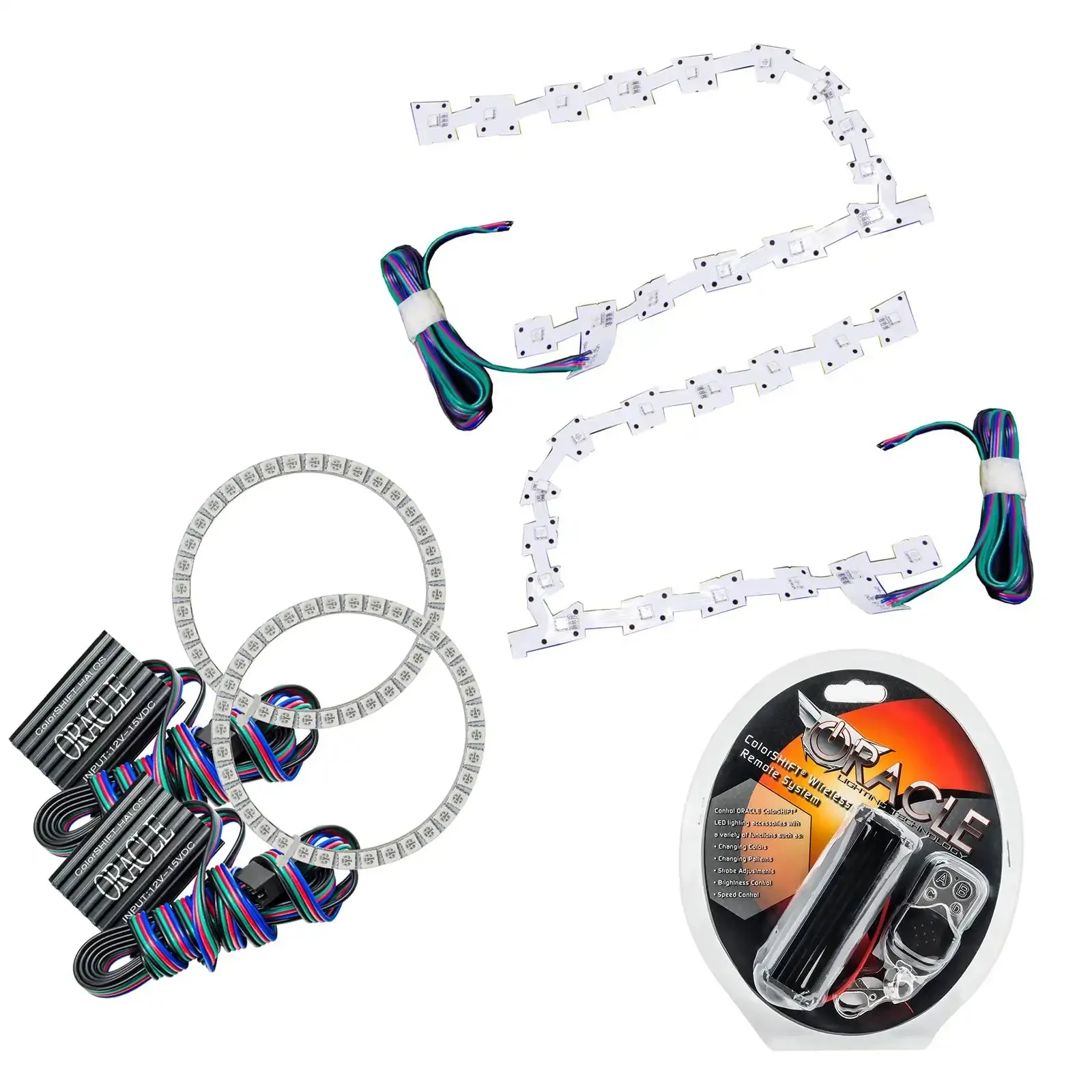 ORACLE Lighting 2011-2019 Chrysler 300C ColorSHIFT DRL Upgrade w/Halo Kit - Image 10