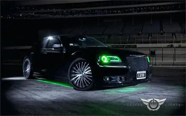 ORACLE Lighting 2011-2019 Chrysler 300C ColorSHIFT DRL Upgrade w/Halo Kit - Image 6