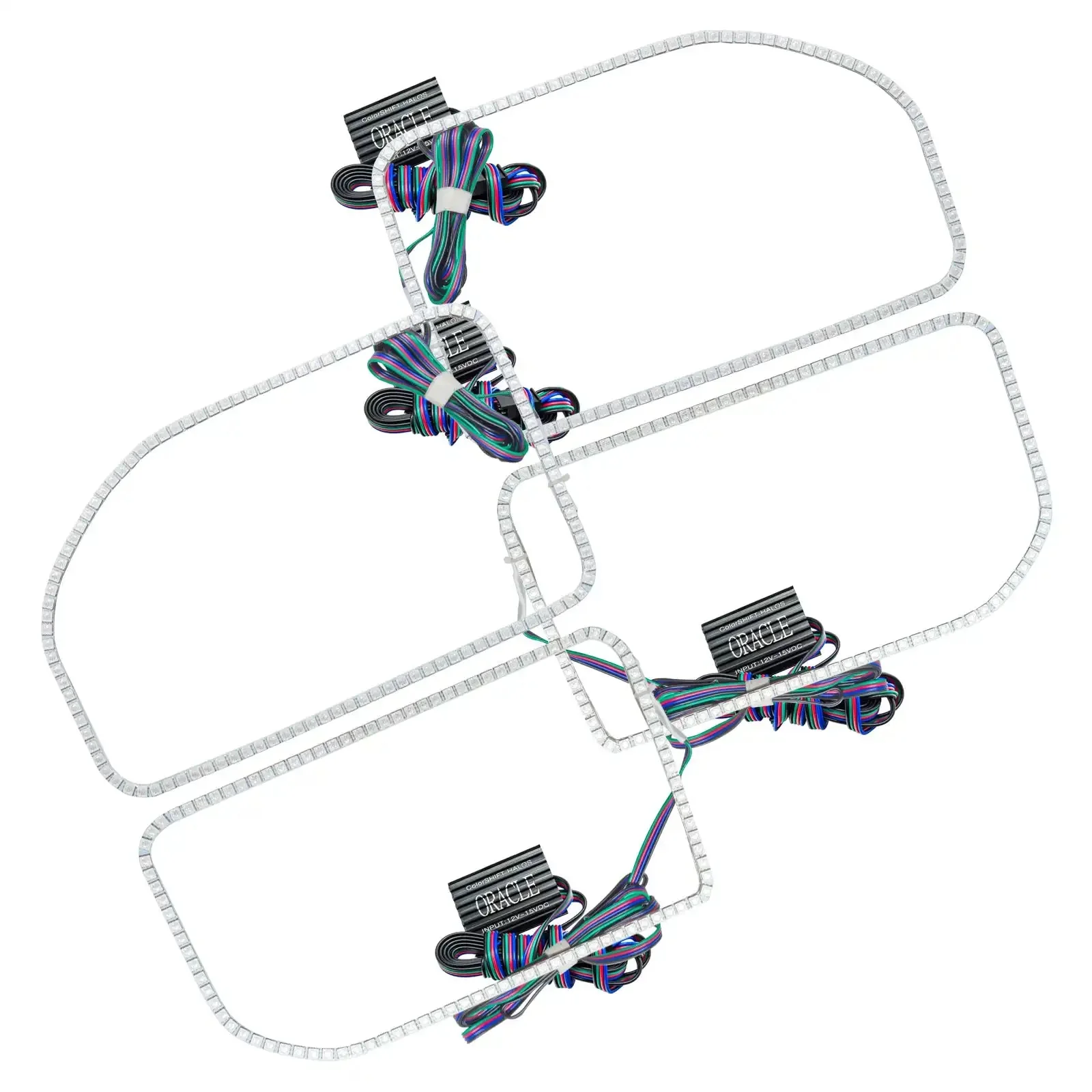 ORACLE Lighting 2011-2016 Ford F-250/F-350 LED Headlight Halo Kit (Square Ring Design) - Image 6