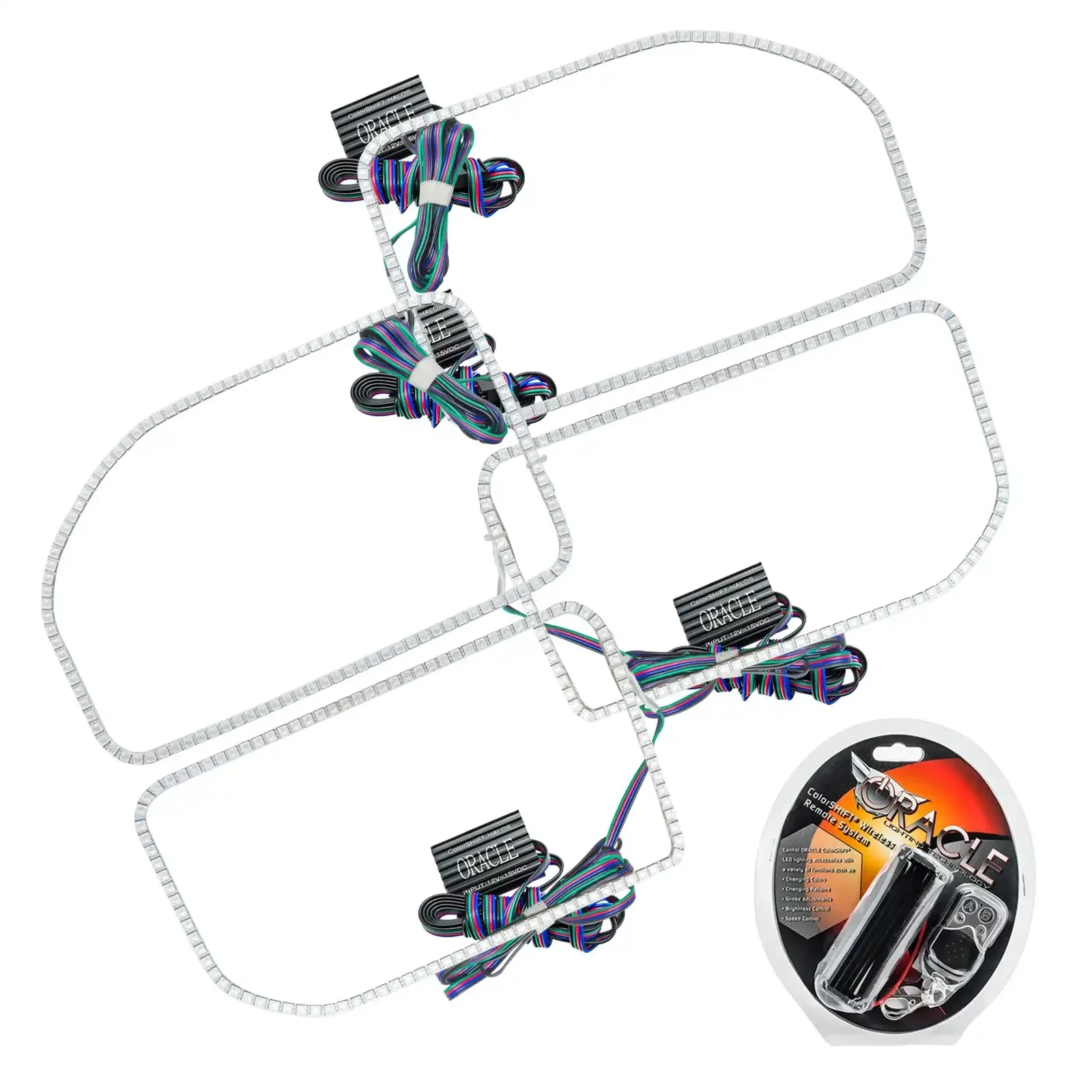 ORACLE Lighting 2011-2016 Ford F-250/F-350 LED Headlight Halo Kit (Square Ring Design) - Image 8
