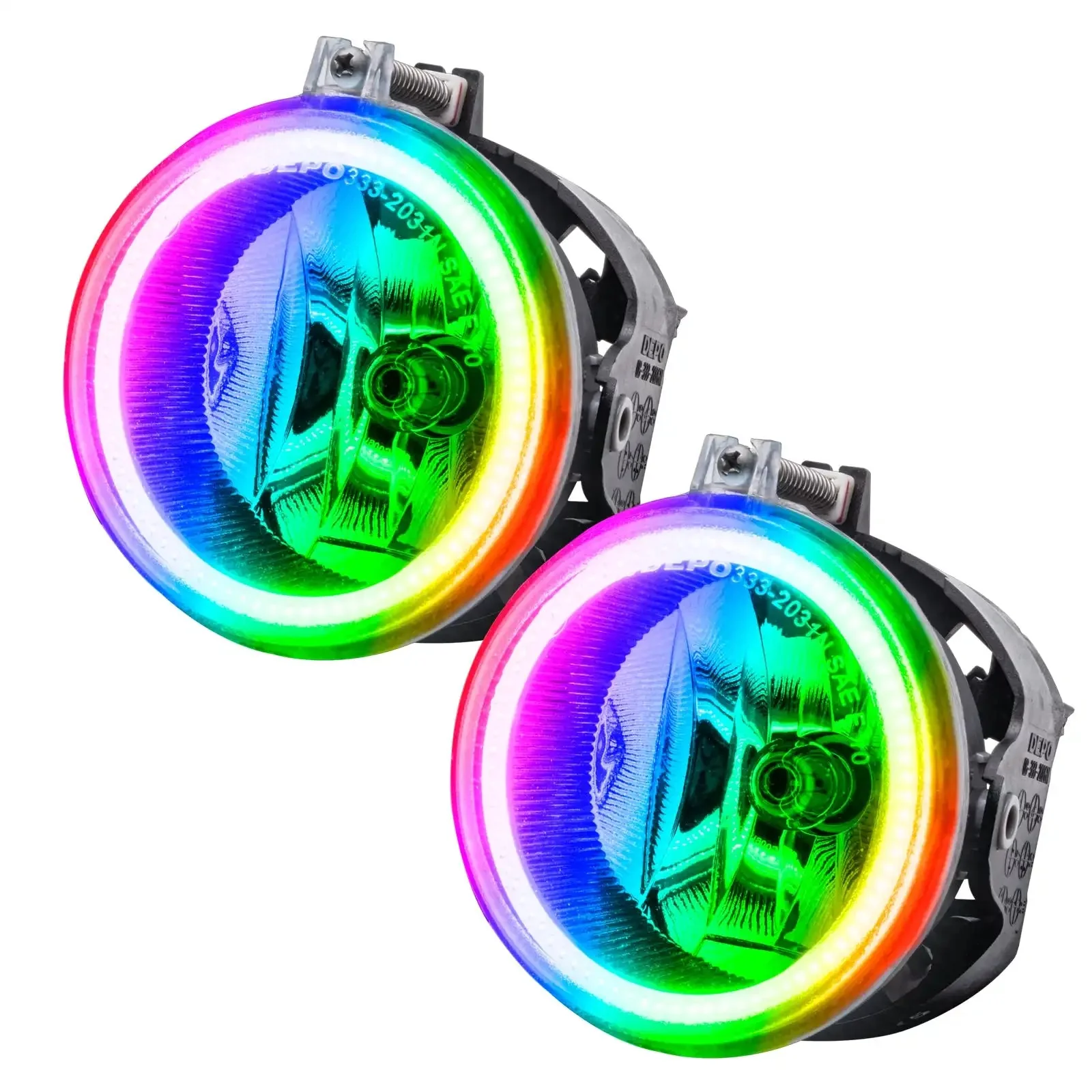 ORACLE Lighting 2011-2016 Jeep Patriot Pre-Assembled Halo Fog Lights - Image 7