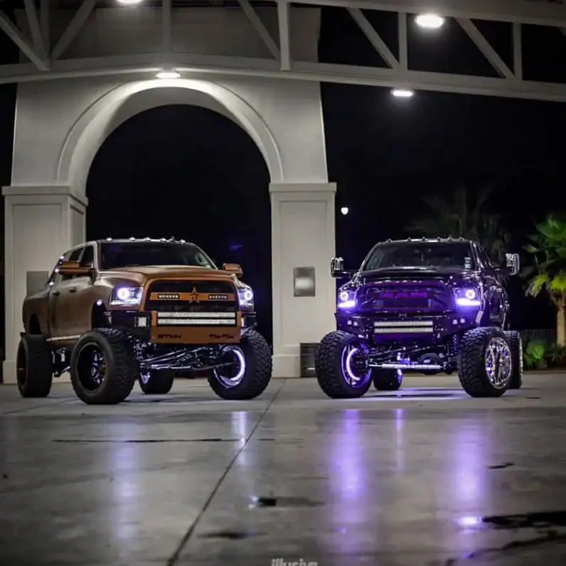 ORACLE Lighting 2013-2018 Ram 1500/2500 Projector Style LED Headlight Halo Kit - Image 8