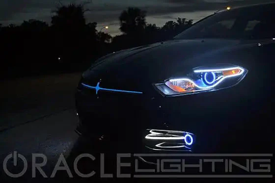 ORACLE Lighting 2013-2016 Dodge Dart LED Surface Mount Projector Fog Halo Kit - Image 9