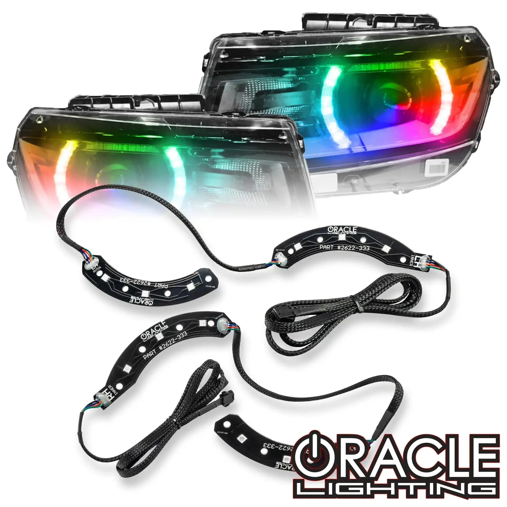 ORACLE Lighting 2014-2015 Chevrolet Camaro RS ColorSHIFT Headlight DRL Upgrade Kit - Image 2