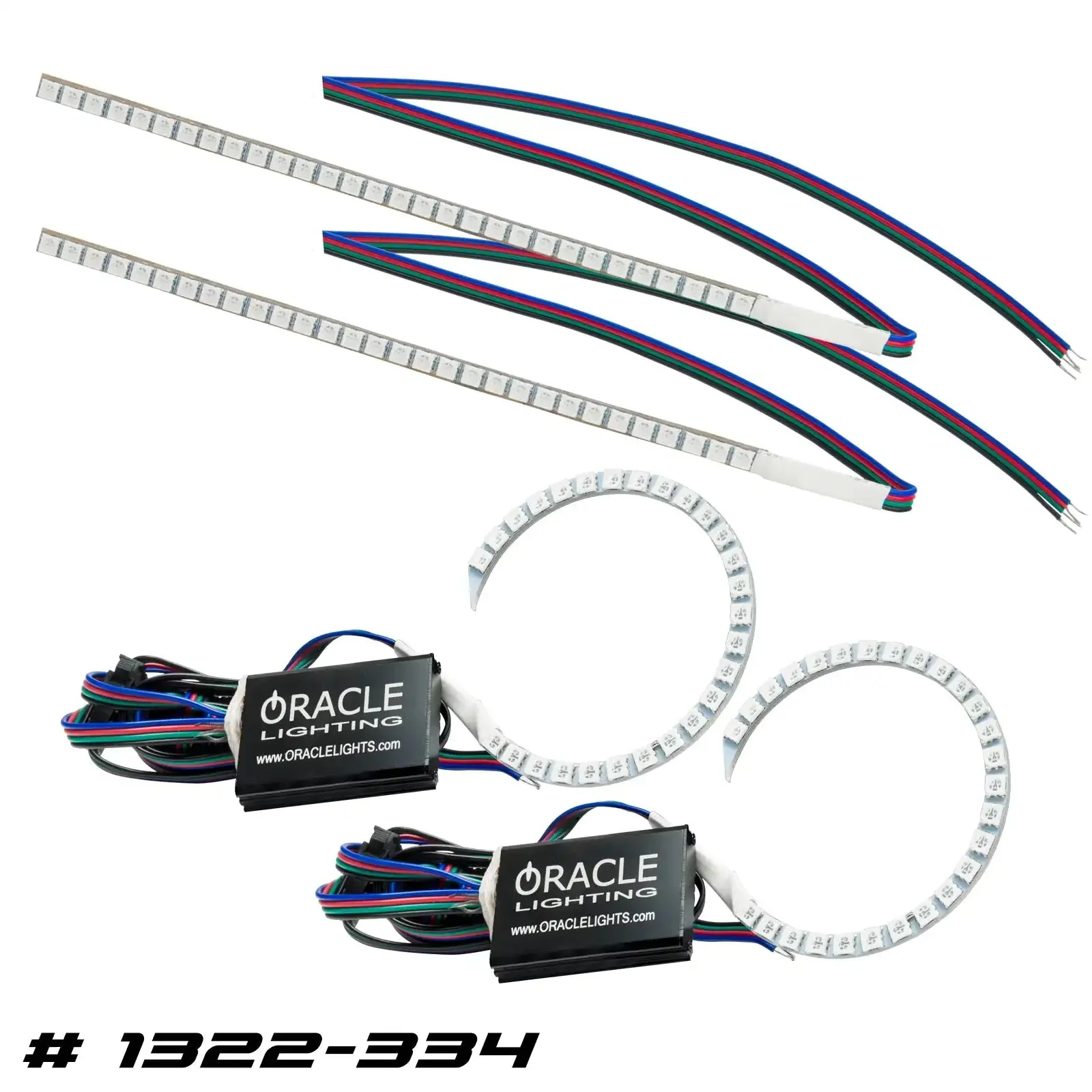 ORACLE Lighting 2015-2017 Ford Focus RS/ST ColorSHIFT DRL Upgrade w/Halo Kit - Image 2