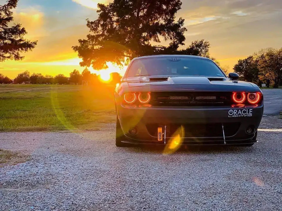 ORACLE Lighting 2015-2023 Dodge Challenger ColorSHIFT RGB+W Headlight DRL Upgrade Kit - Image 17