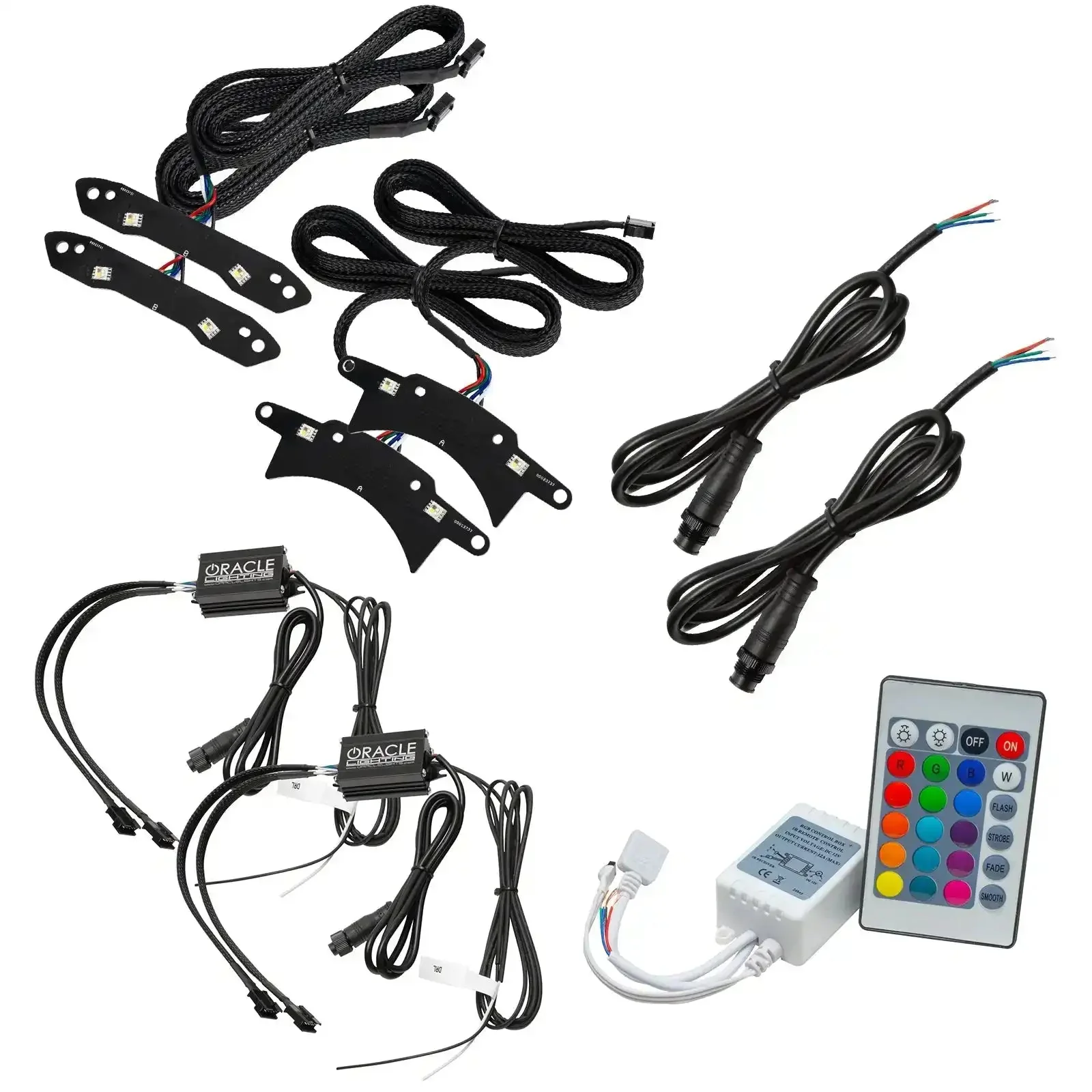 ORACLE Lighting 2015-2023 Dodge Challenger ColorSHIFT RGB+W Headlight DRL Upgrade Kit - Image 25