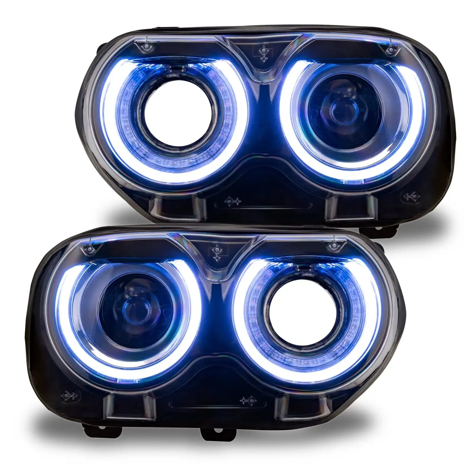 ORACLE Lighting 2015-2023 Dodge Challenger ColorSHIFT RGB+W Headlight DRL Upgrade Kit - Image 6