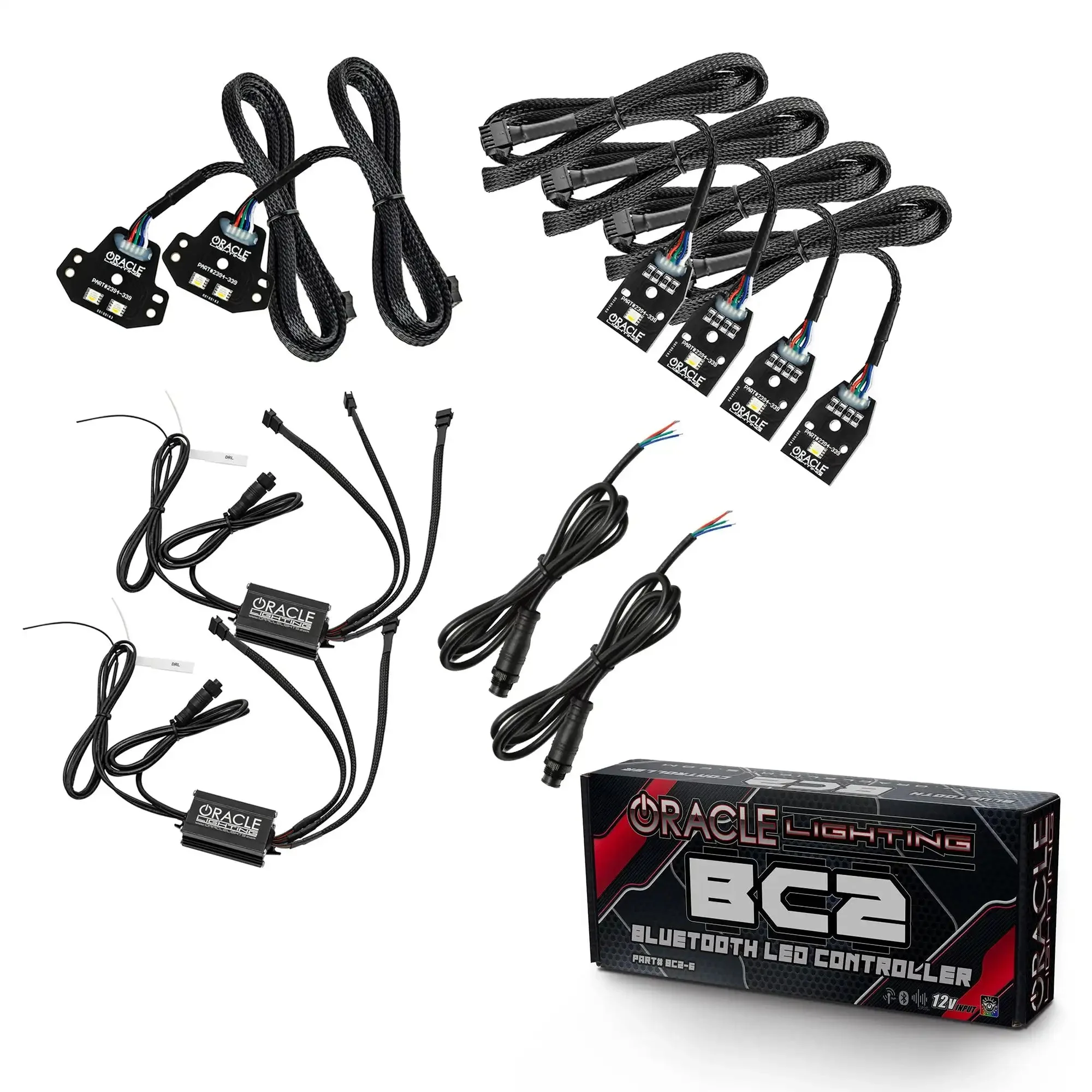 ORACLE Lighting 2015-2021 Dodge Charger ColorSHIFT RGB+W Headlight DRL Upgrade Kit - Image 33