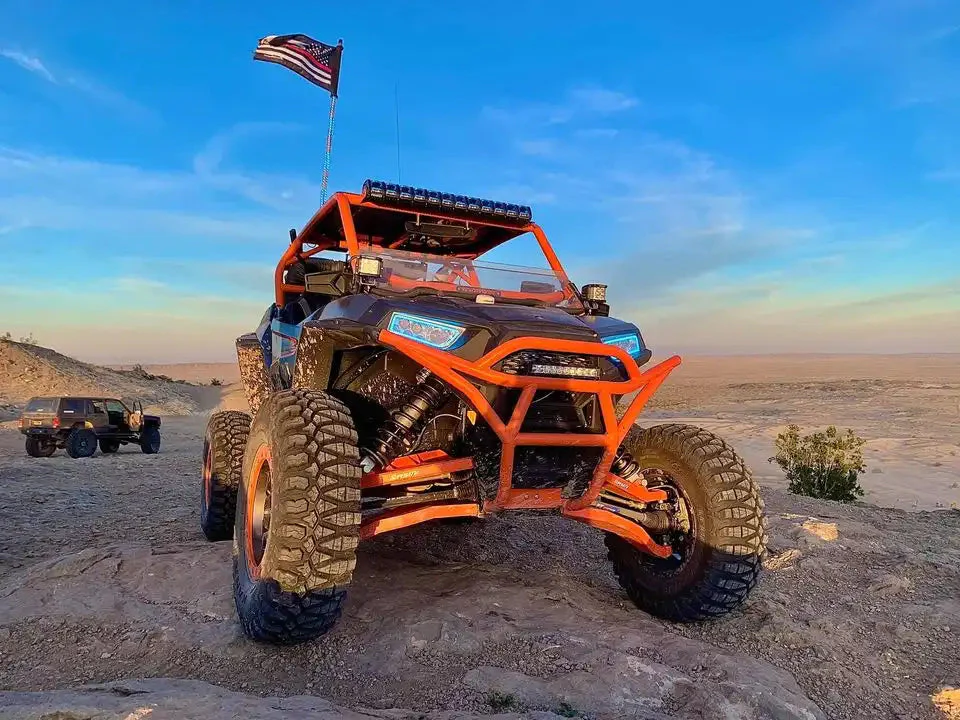 ORACLE Lighting 2014-2023 Polaris RZR 900 / 1000 Turbo Dynamic ColorSHIFT RGB+A Surface Mount Headlight Halo Kit - Image 10