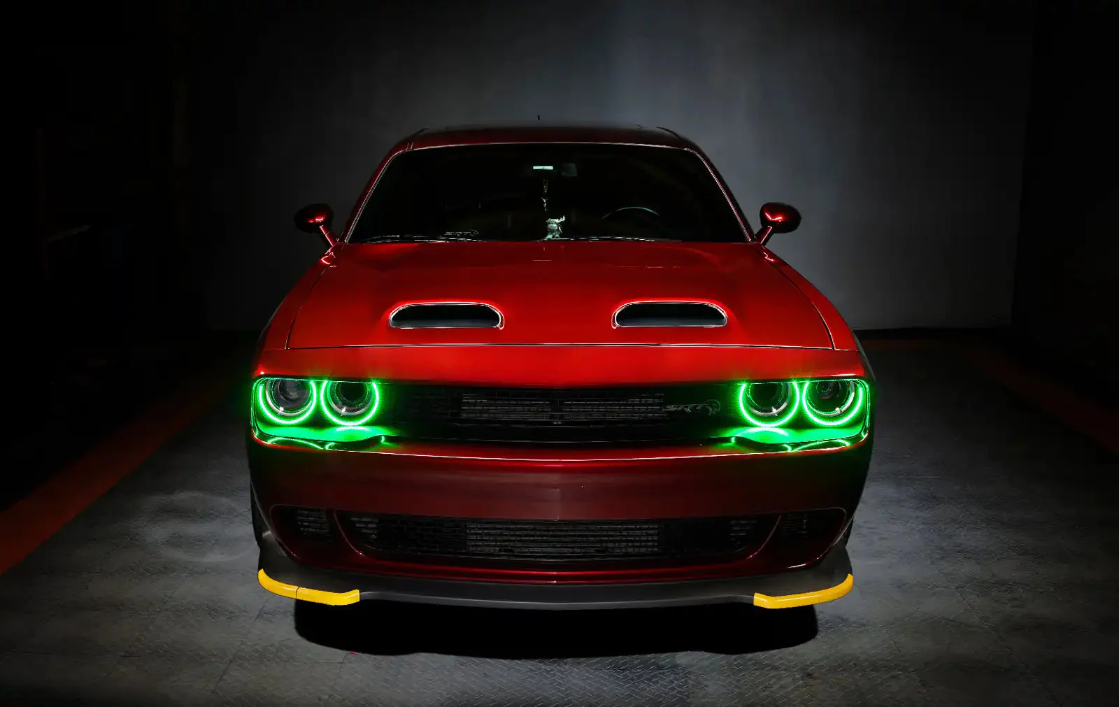 ORACLE Lighting 2015-2023 Dodge Challenger Dynamic ColorSHIFT Headlight Halo Kit - Surface Mount - Image 20