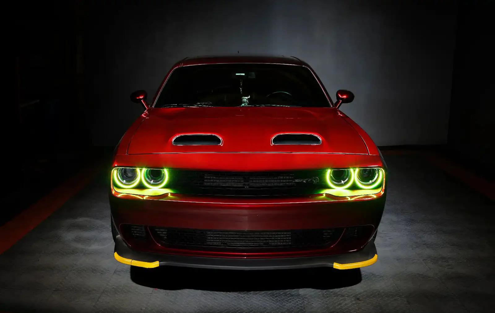 ORACLE Lighting 2015-2023 Dodge Challenger Dynamic ColorSHIFT Headlight Halo Kit - Surface Mount - Image 22