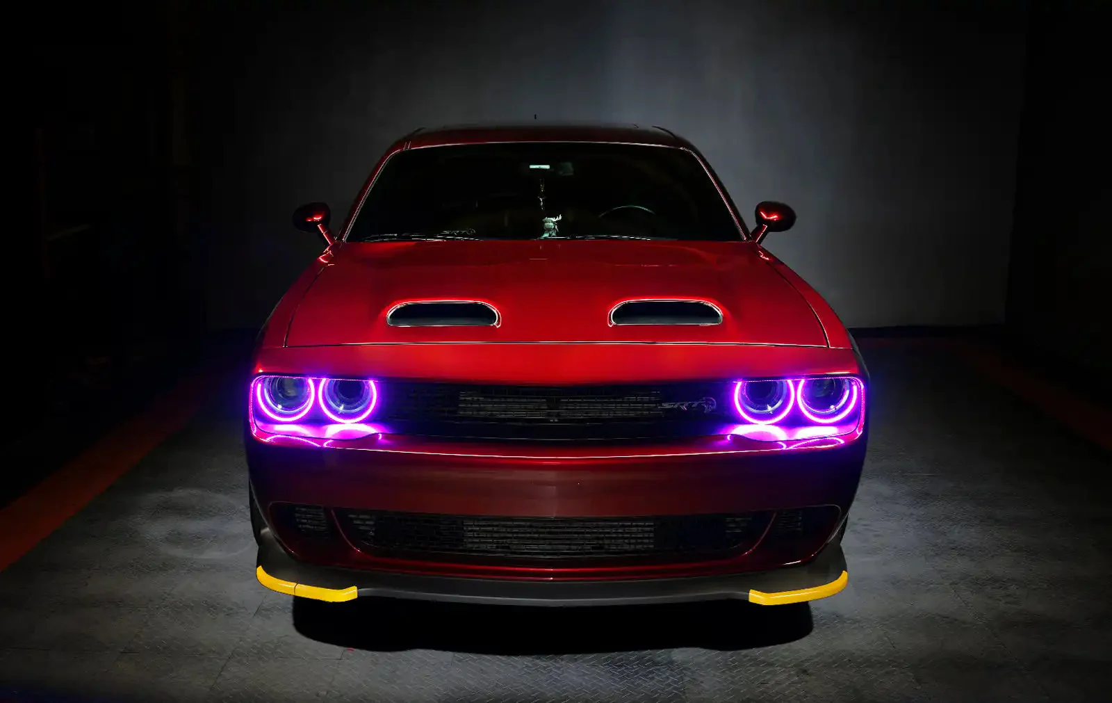 ORACLE Lighting 2015-2023 Dodge Challenger Dynamic ColorSHIFT Headlight Halo Kit - Surface Mount - Image 24