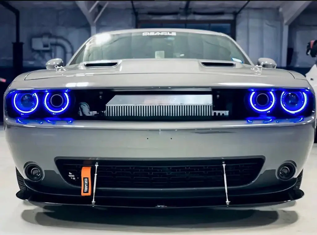 ORACLE Lighting 2015-2023 Dodge Challenger Dynamic ColorSHIFT Headlight Halo Kit - Surface Mount - Image 27