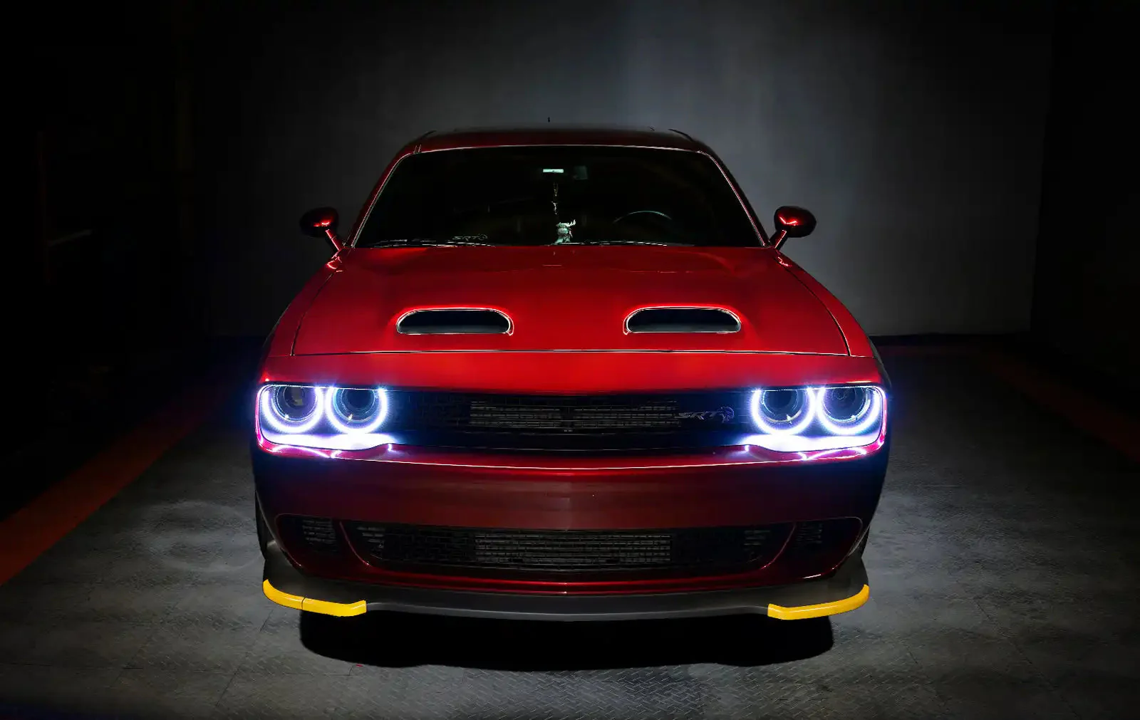 ORACLE Lighting 2015-2023 Dodge Challenger Dynamic ColorSHIFT Headlight Halo Kit - Surface Mount - Image 33