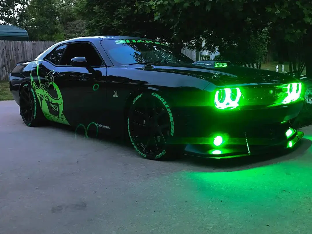 ORACLE Lighting 2015-2023 Dodge Challenger LED Surface Mount Headlight Halo Kit - Image 12
