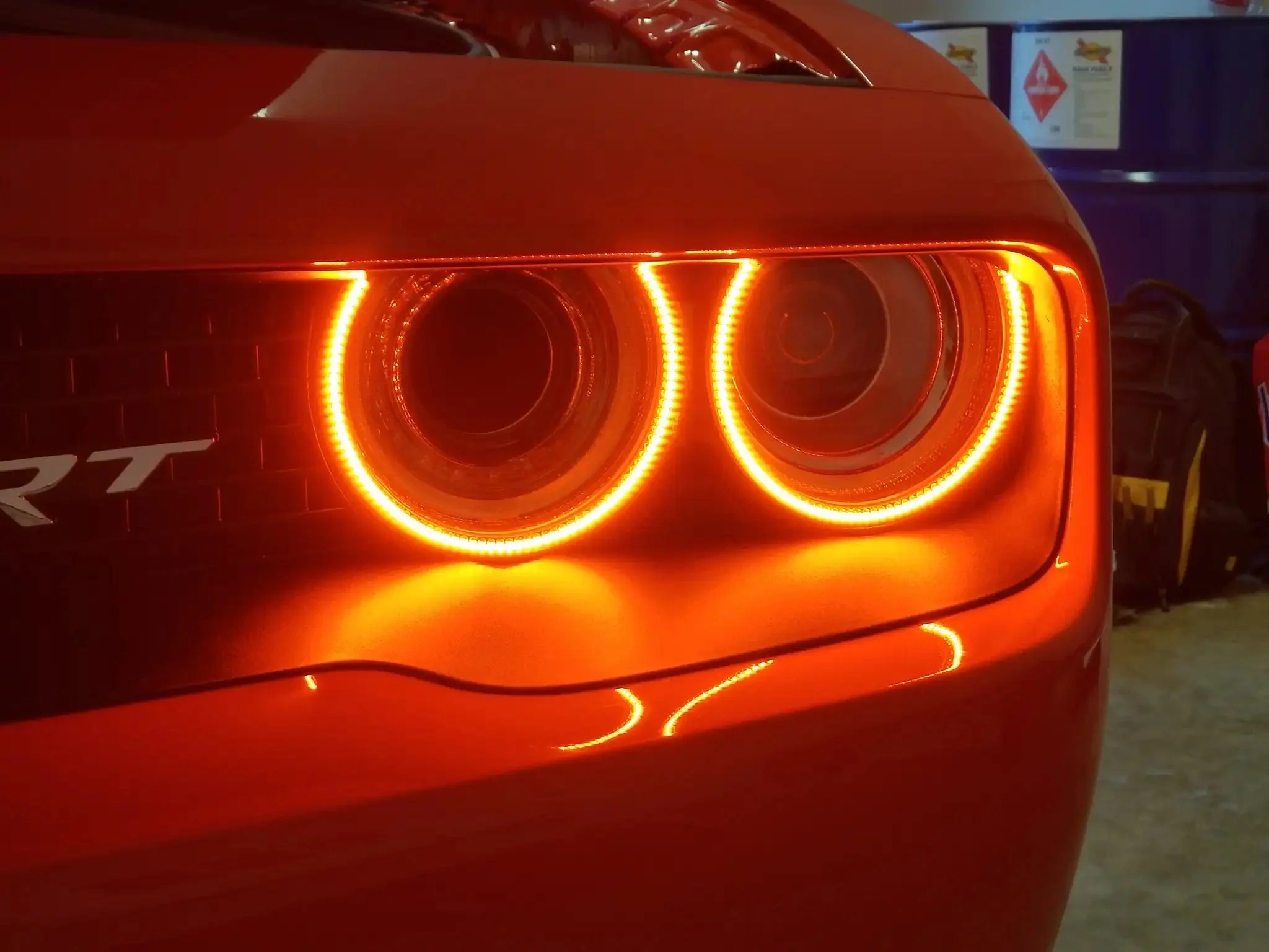 ORACLE Lighting 2015-2023 Dodge Challenger LED Surface Mount Headlight Halo Kit - Image 19