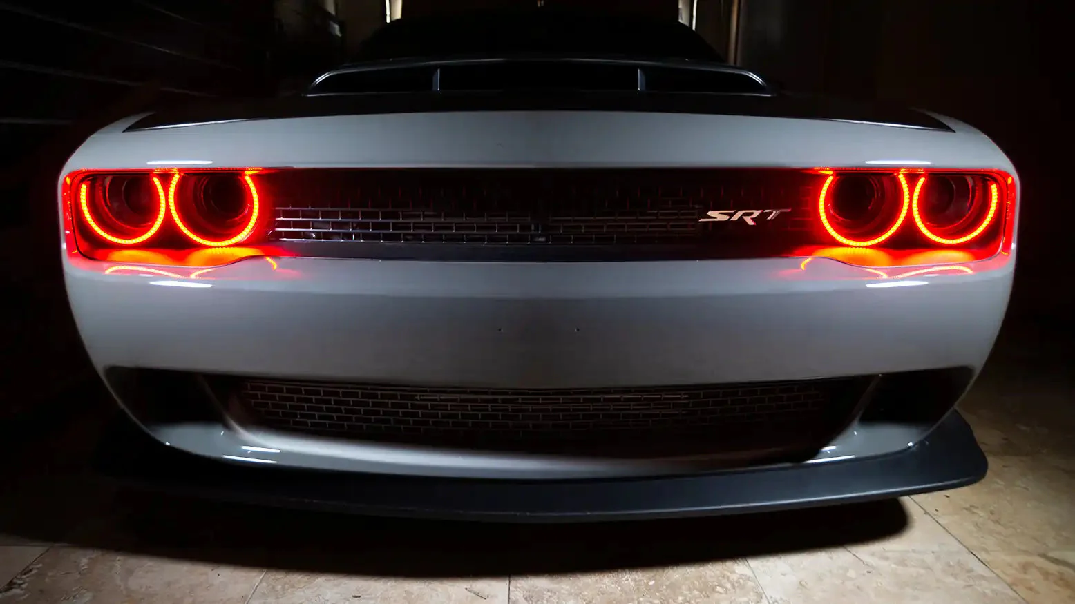 ORACLE Lighting 2015-2023 Dodge Challenger LED Surface Mount Headlight Halo Kit - Image 9
