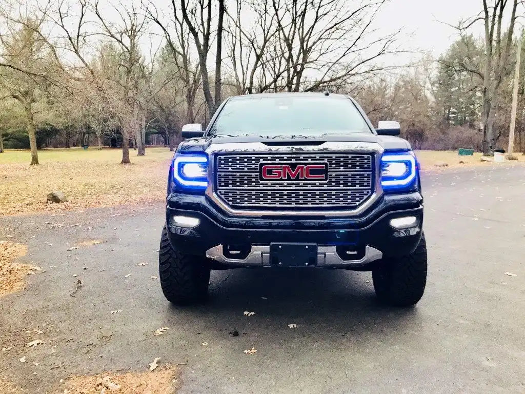 ORACLE Lighting 2016-2018 GMC Sierra ColorSHIFT Headlight DRL Upgrade Kit - Image 7