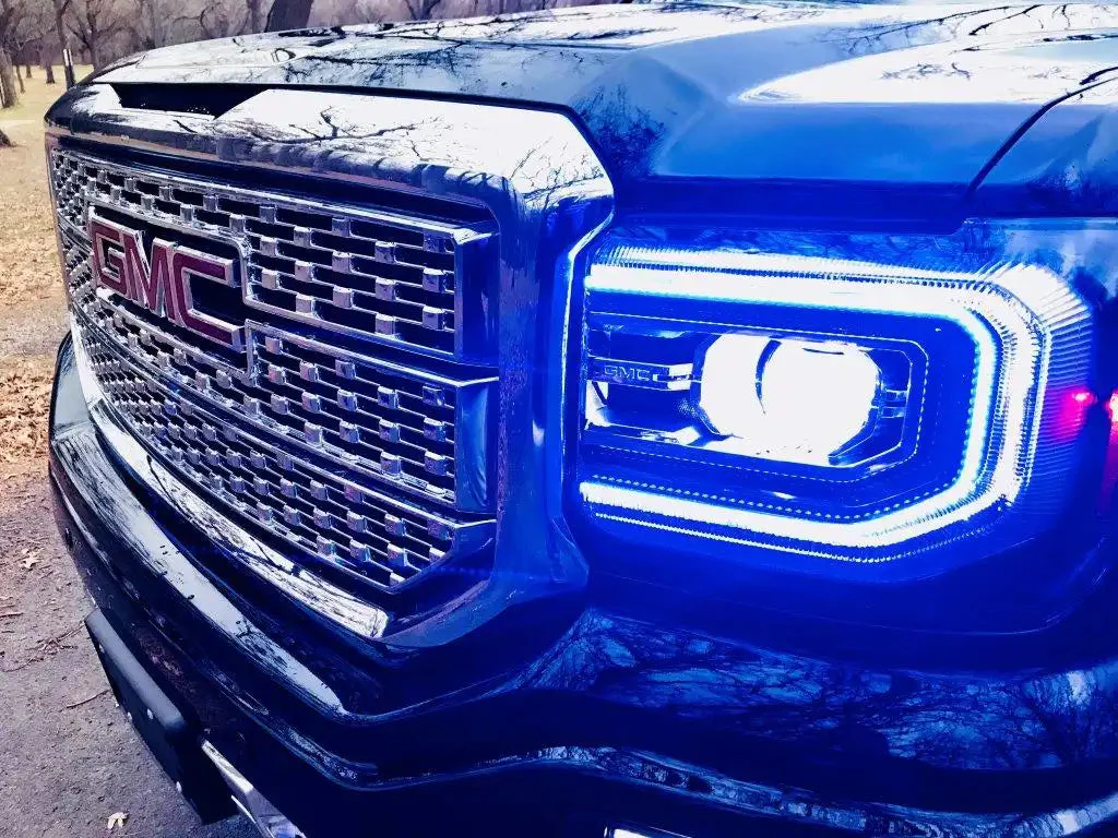 ORACLE Lighting 2016-2018 GMC Sierra ColorSHIFT Headlight DRL Upgrade Kit - Image 8