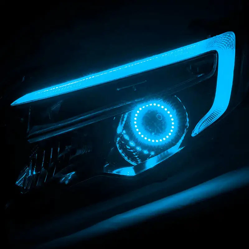 ORACLE Lighting 2016-2020 Honda Ridgeline ColorSHIFT DRL Upgrade w/Halo Kit - Image 9