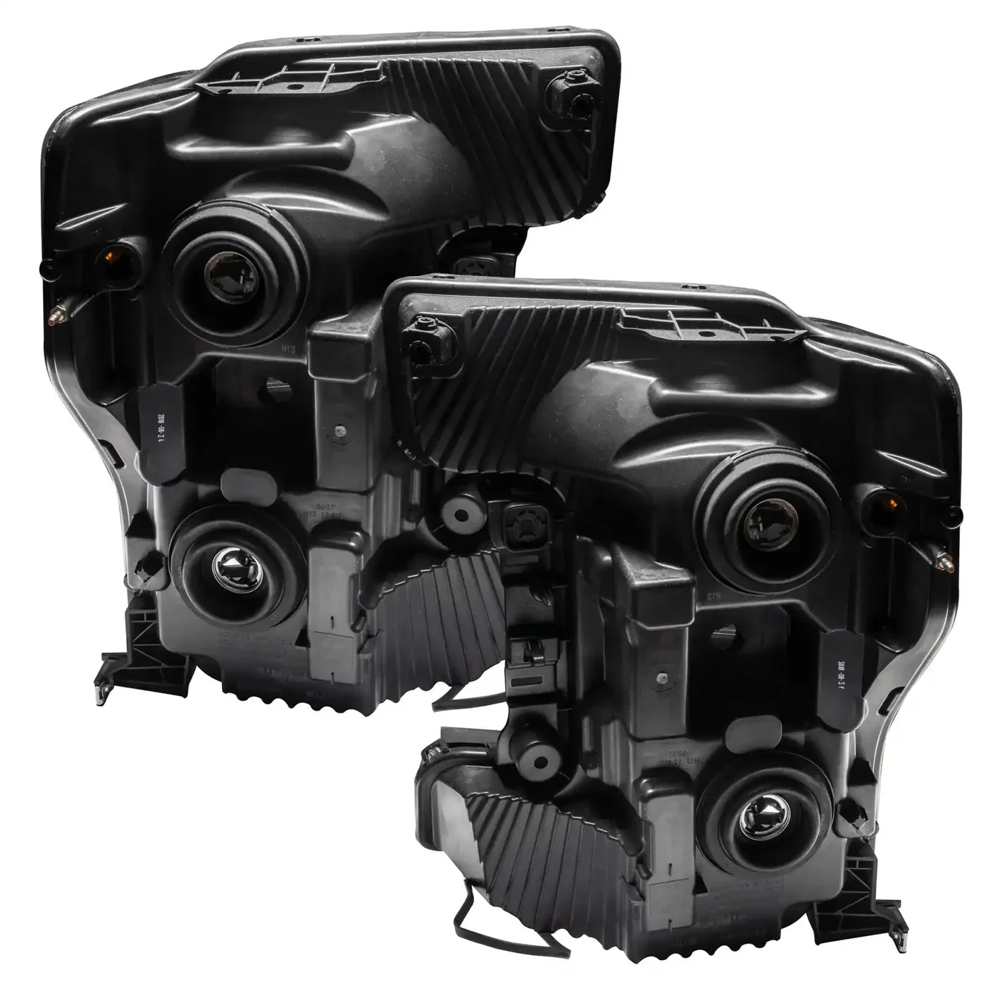 2017-2019 Ford SuperDuty F250/F350 Pre-Assembled Headlights - Dynamic ColorSHIFT - Black Edition | ORACLE Outlet | GRADE A - Image 4