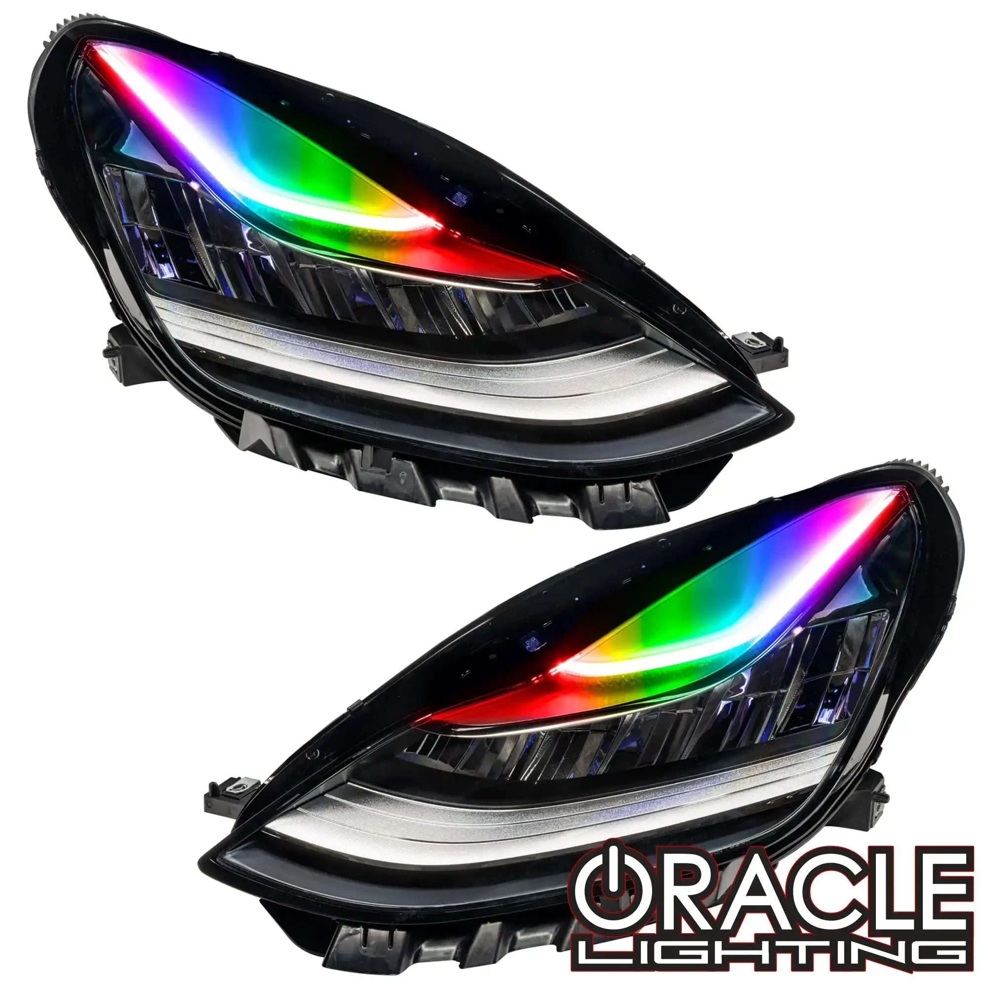2017–20 Tesla Model 3 Headlights ColorSHIFT DRL Upgrade
