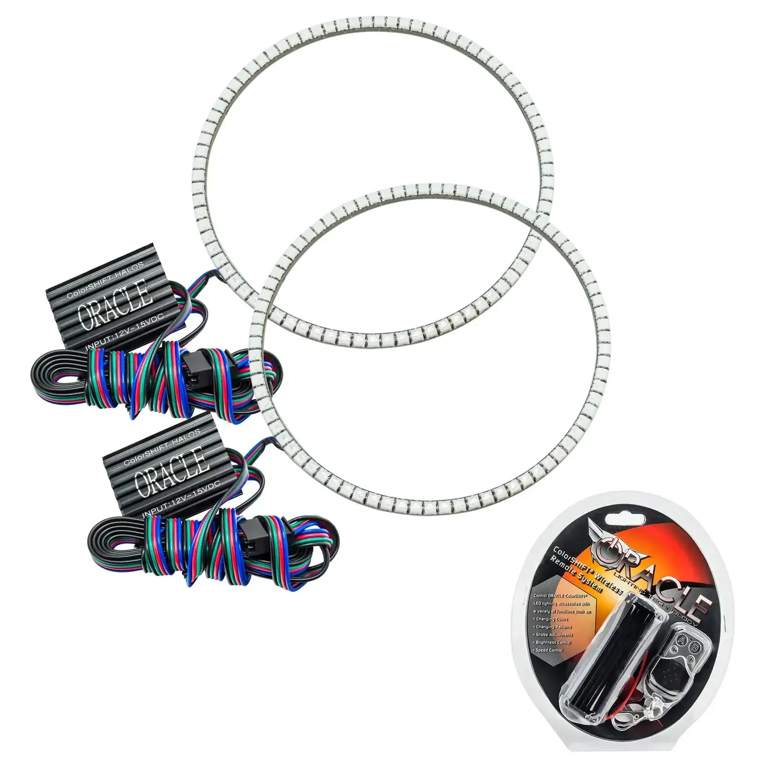 ORACLE Lighting 2018-2025 Jeep Wrangler JL LED Headlight Surface Mount Halo Kit - Image 15
