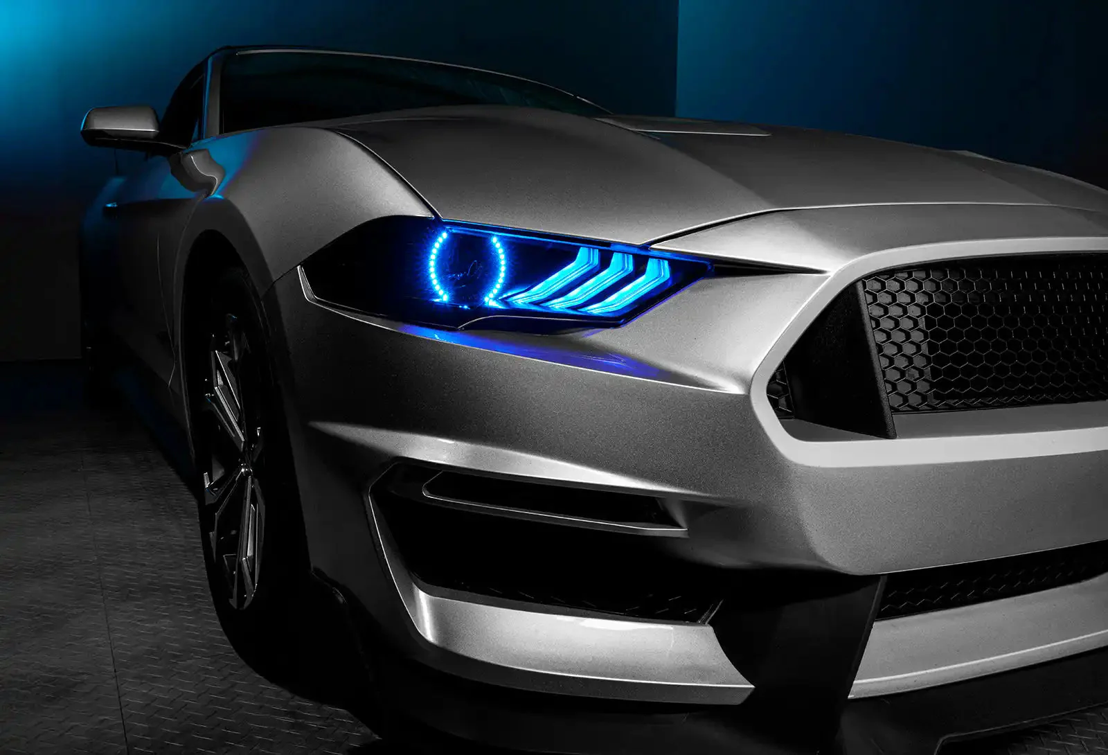 ORACLE Lighting 2018-2023 Ford Mustang Dynamic ColorSHIFT DRL Upgrade w/Halo Kit & Sequential Turn Signal - Image 30