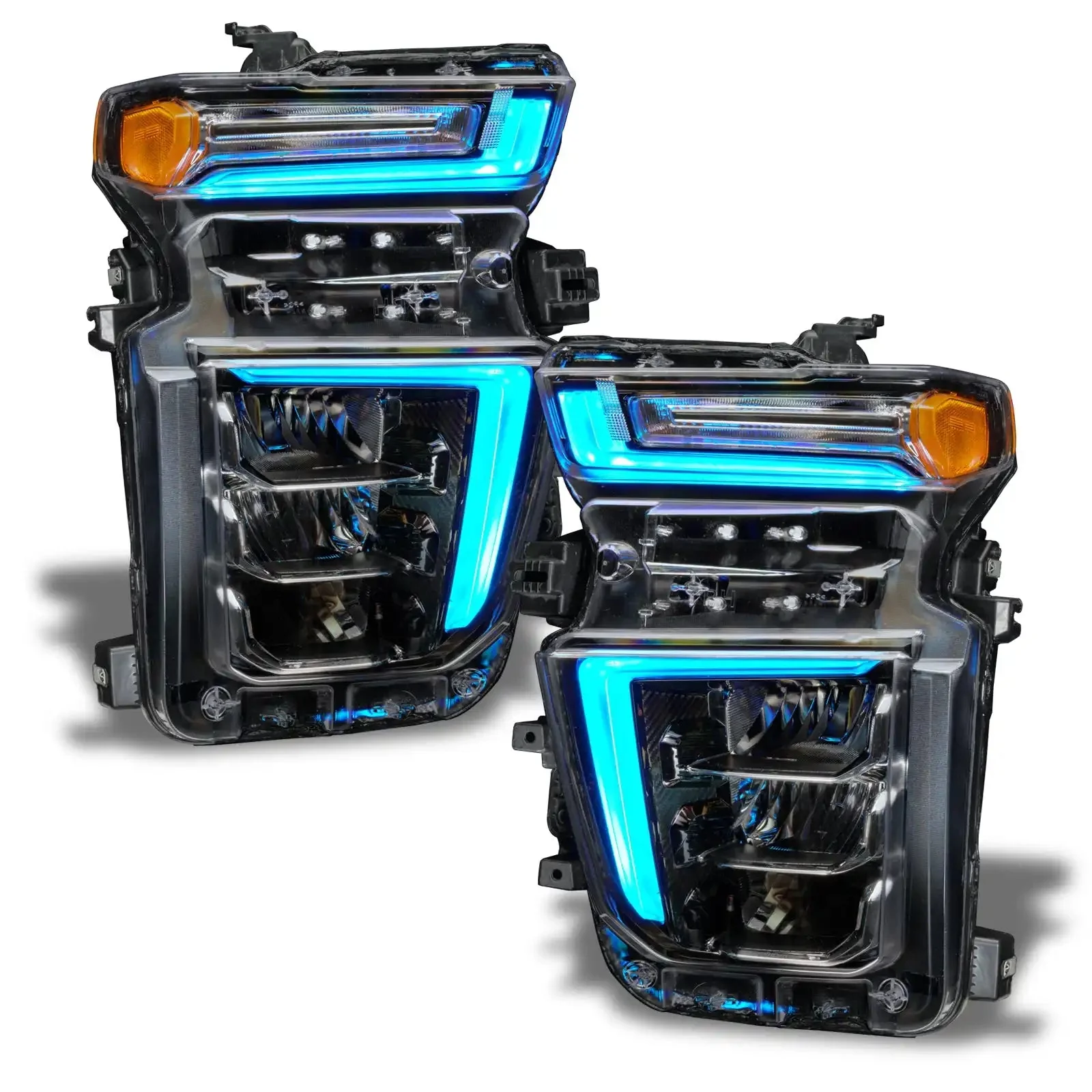 ORACLE Lighting 2020-2023 Chevrolet Silverado HD 2500/3500 ColorSHIFT RGB+W Headlight DRL Upgrade Kit - Image 34