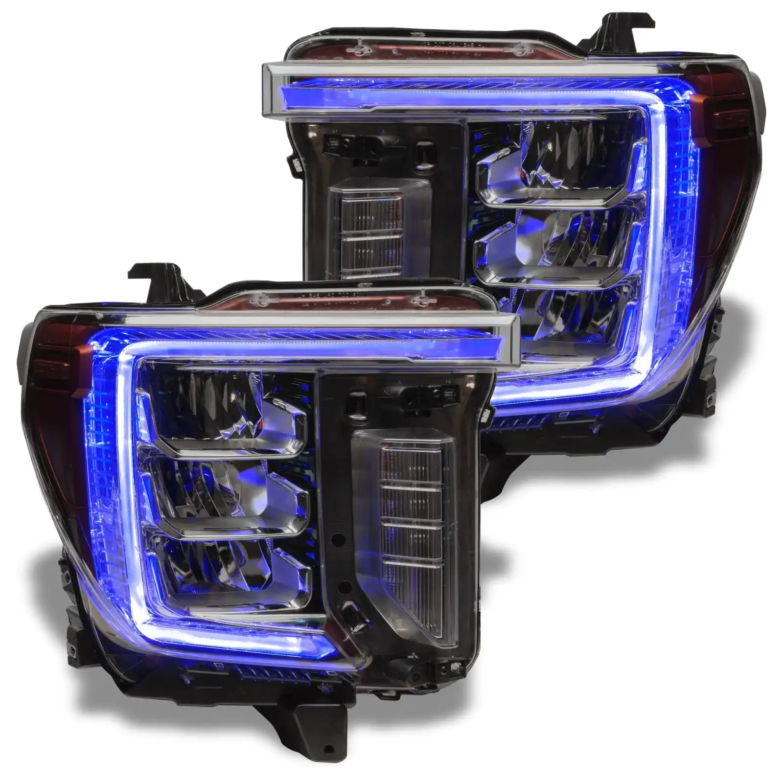 ORACLE Lighting 2020-2023 GMC Sierra 2500/3500 HD ColorSHIFT RGB+W Headlight DRL Upgrade - Image 8