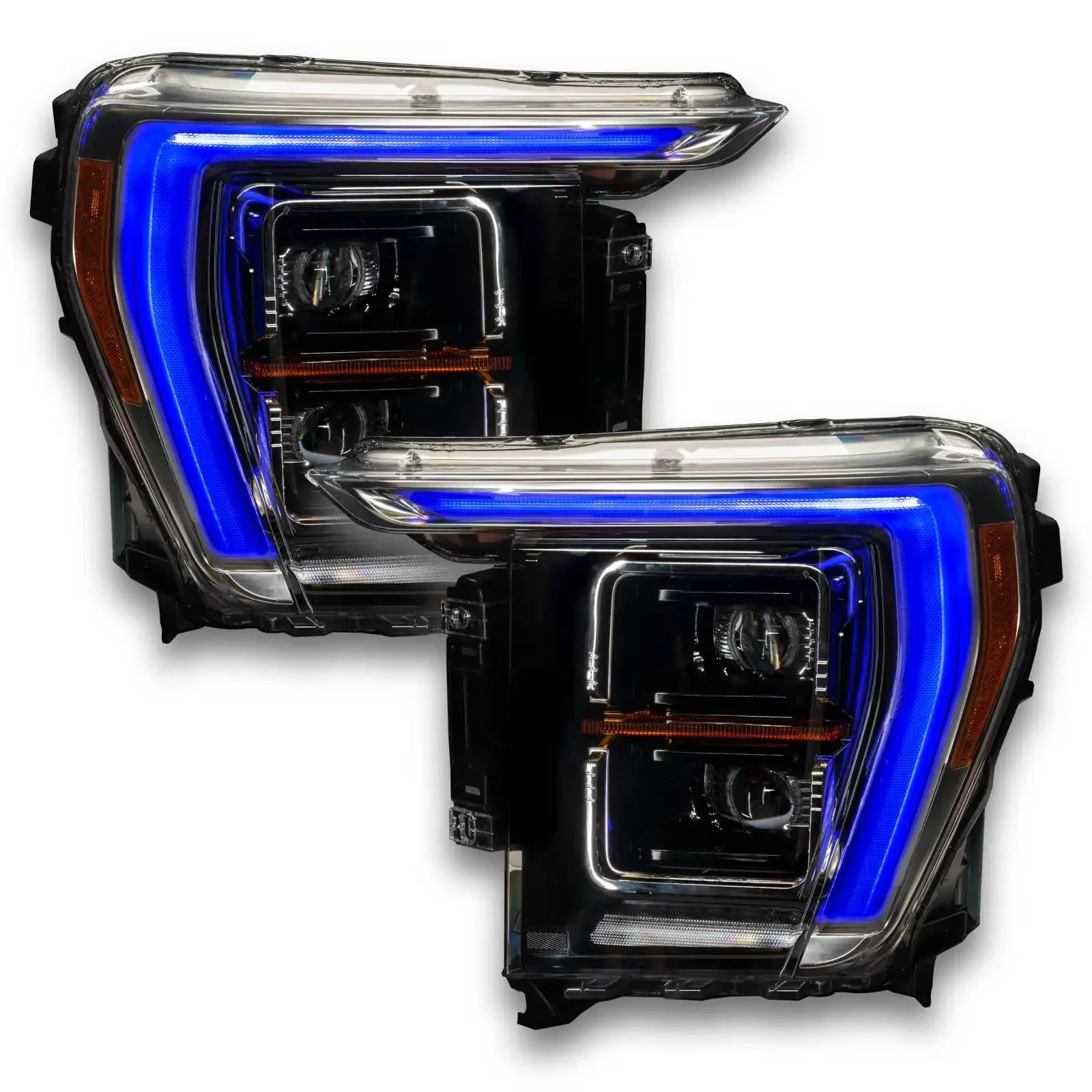 ORACLE Lighting 2021-2023 Ford F-150 ColorSHIFT RGB+W Headlight DRL Upgrade Kit - Image 12