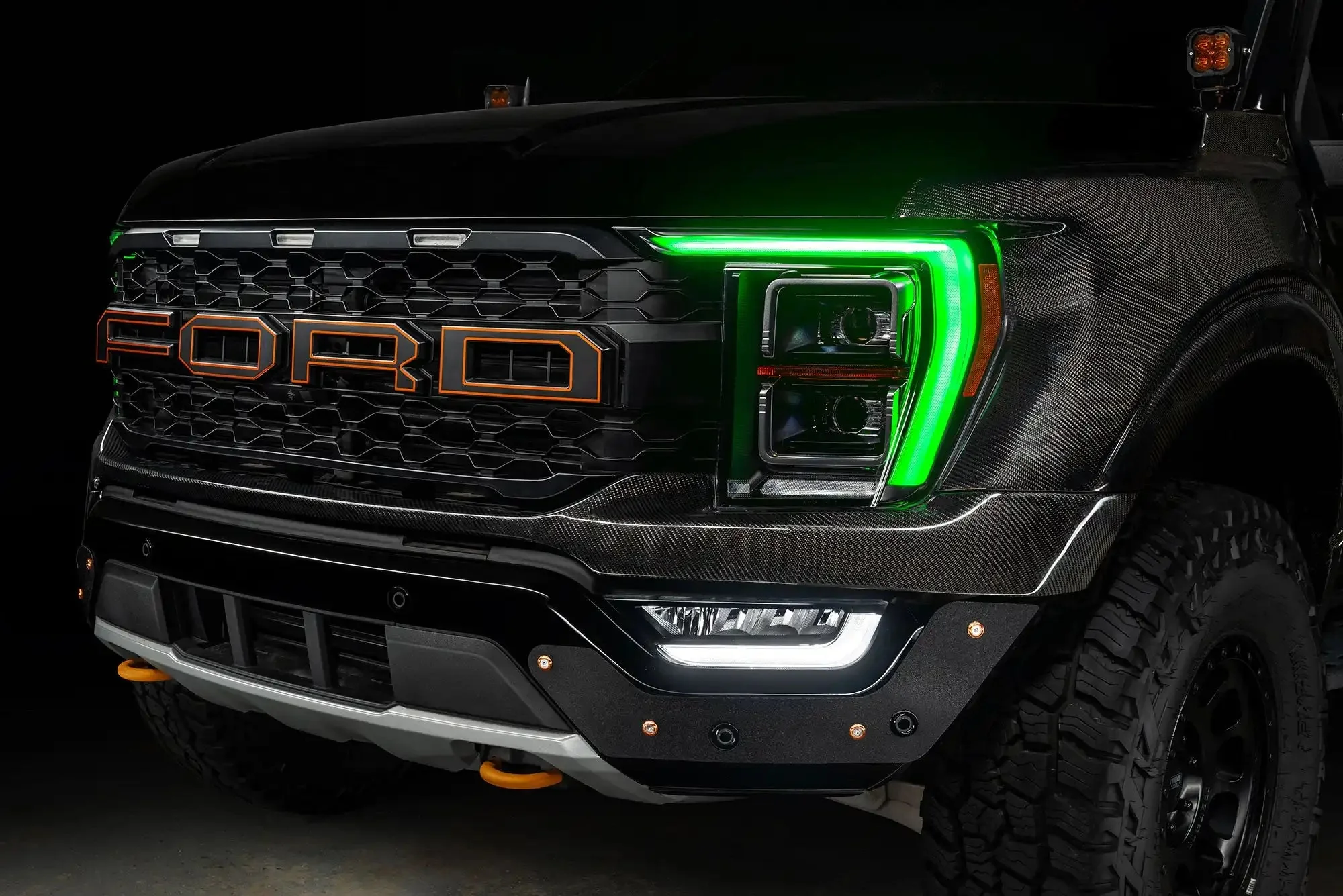 ORACLE Lighting 2021-2023 Ford F-150 ColorSHIFT RGB+W Headlight DRL Upgrade Kit - Image 22