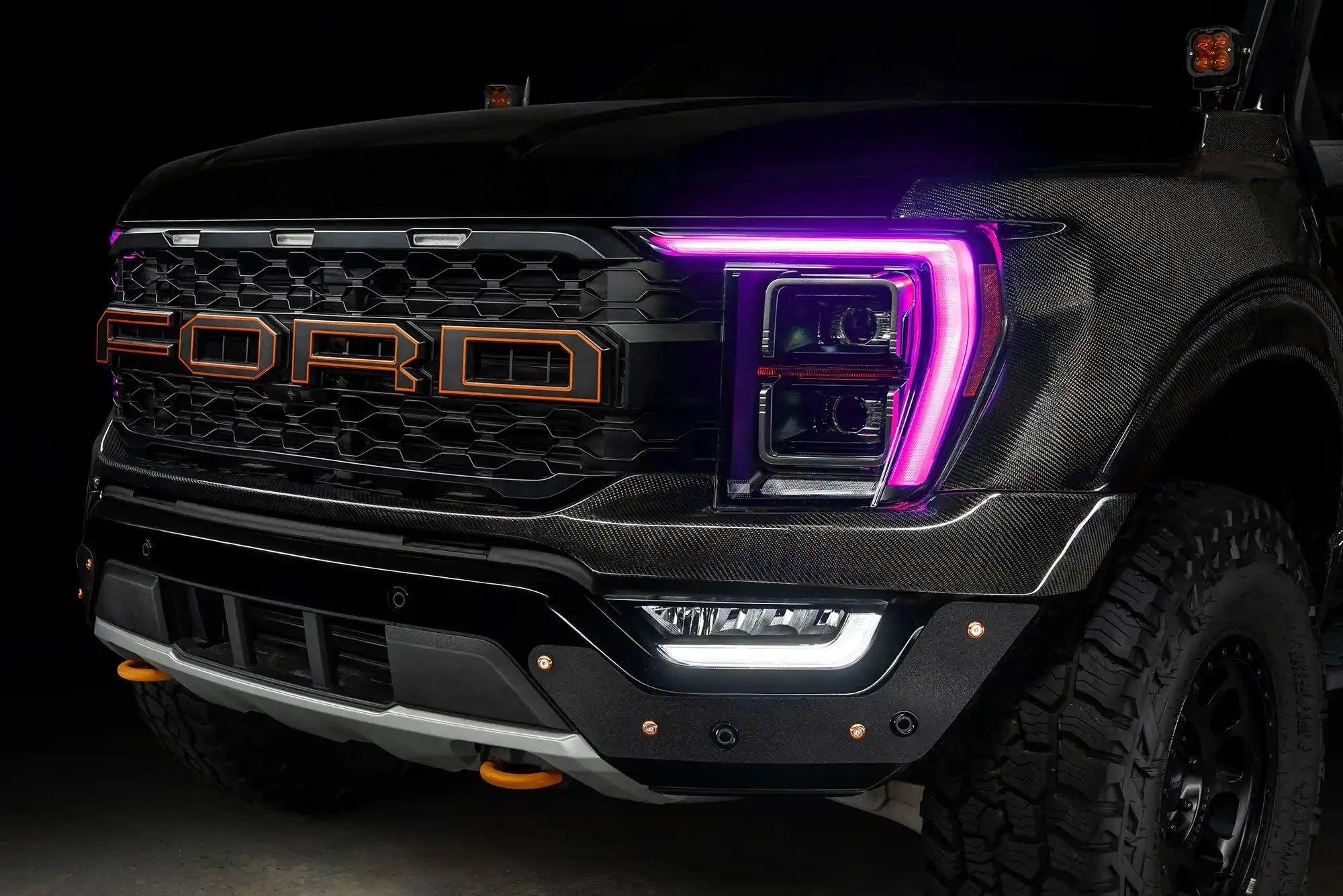 ORACLE Lighting 2021-2023 Ford F-150 ColorSHIFT RGB+W Headlight DRL Upgrade Kit - Image 26