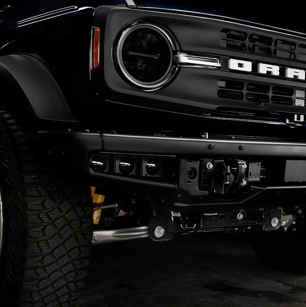 2021-2026 Ford Bronco Triple LED Fog Light Kit - Steel Modular Bumper | 90W - Image 12