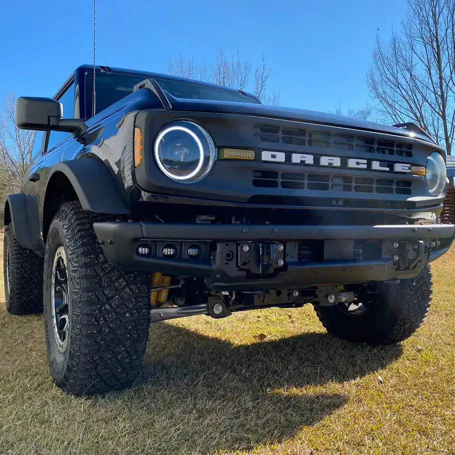 2021-2026 Ford Bronco Triple LED Fog Light Kit - Steel Modular Bumper | 90W - Image 8
