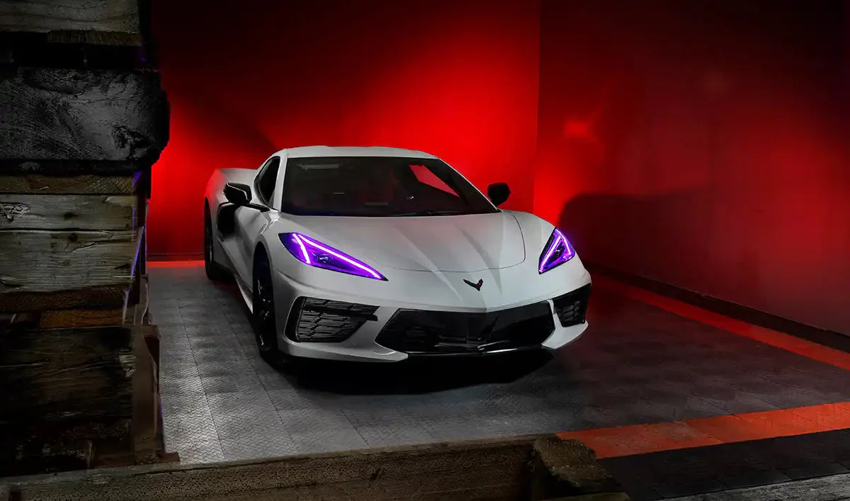 ORACLE Lighting 2020-2026 Chevrolet C8 Corvette ColorSHIFT RGB+A LED Headlight DRL Upgrade - Image 39