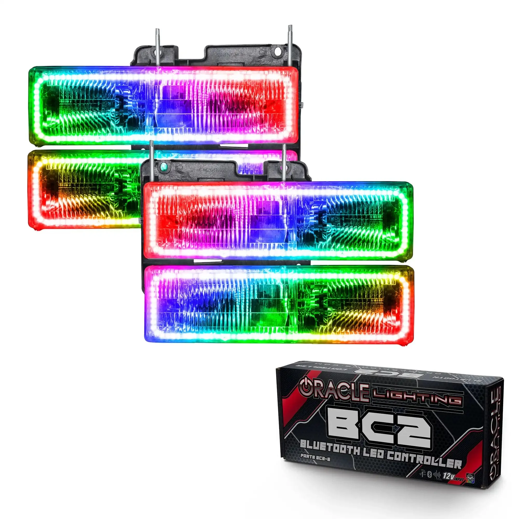 ORACLE Lighting 1992-1994 Chevrolet Blazer Pre-Assembled Halo Headlights - Image 10
