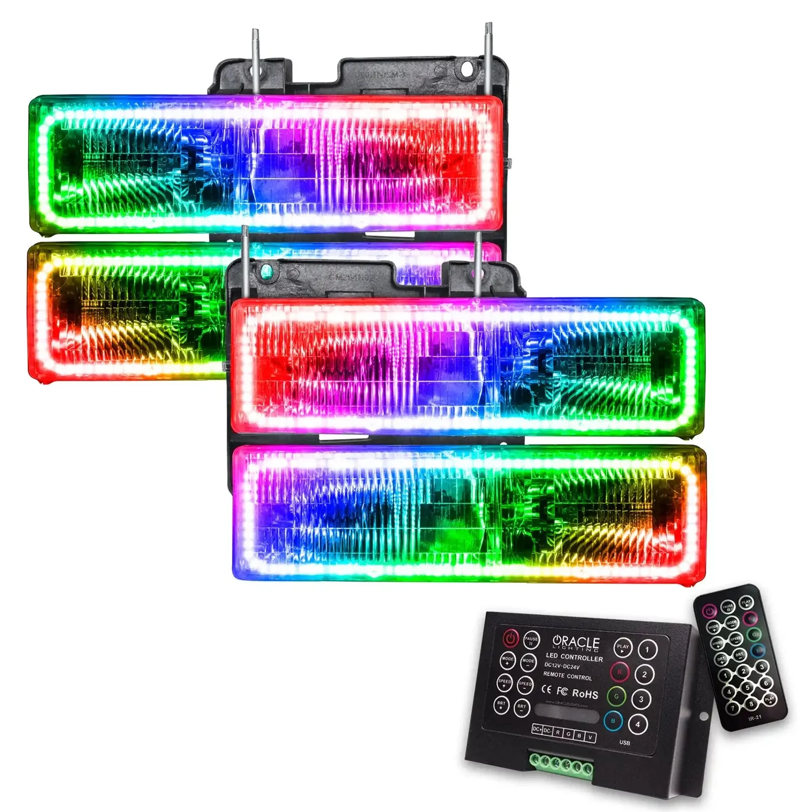 ORACLE Lighting 1992-1994 Chevrolet Blazer Pre-Assembled Halo Headlights - Image 9