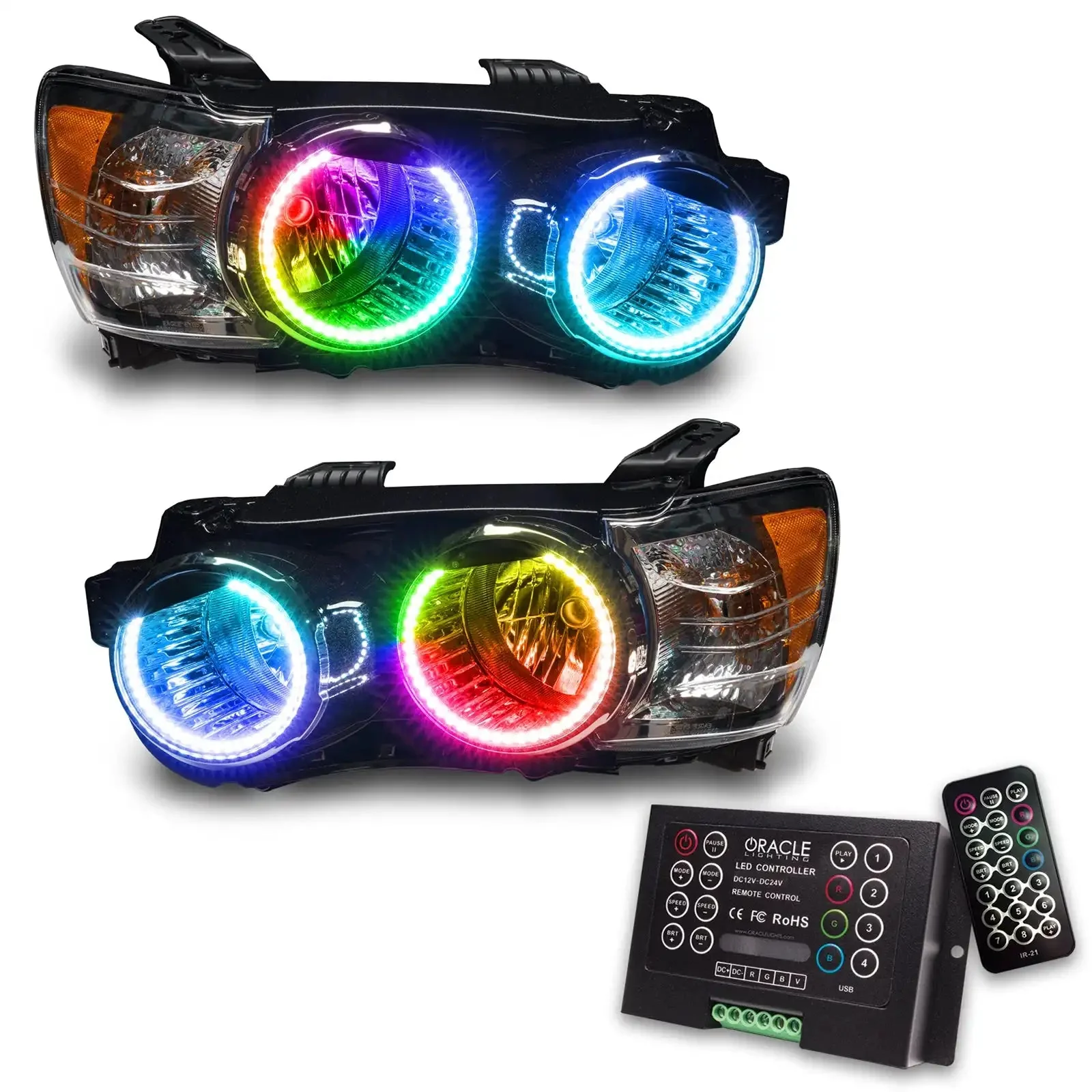 ORACLE Lighting 2012-2015 Chevrolet Sonic Pre-Assembled Halo Headlights - Image 7