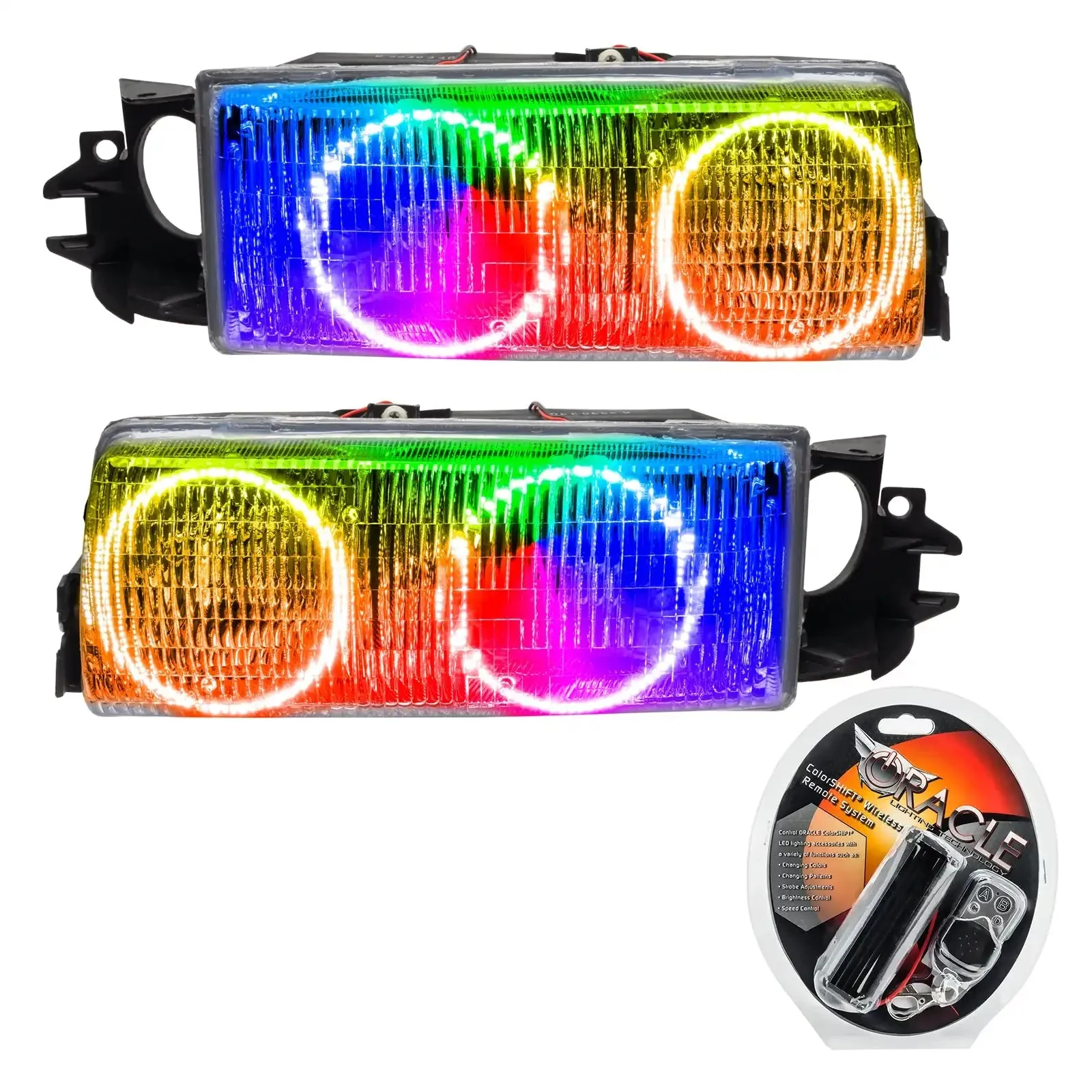 ORACLE Lighting 1991-1996 Chevrolet Caprice Pre-Assembled Halo Headlights - Image 10