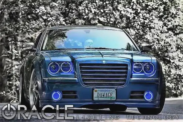 ORACLE Lighting 2005-2010 Chrysler 300C Pre-Assembled Halo Headlights - Non HID - Image 13