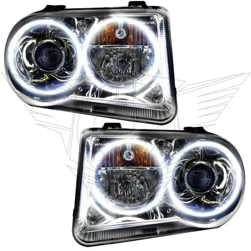 ORACLE Lighting 2005-2010 Chrysler 300C Pre-Assembled Halo Headlights - Non HID - Image 6