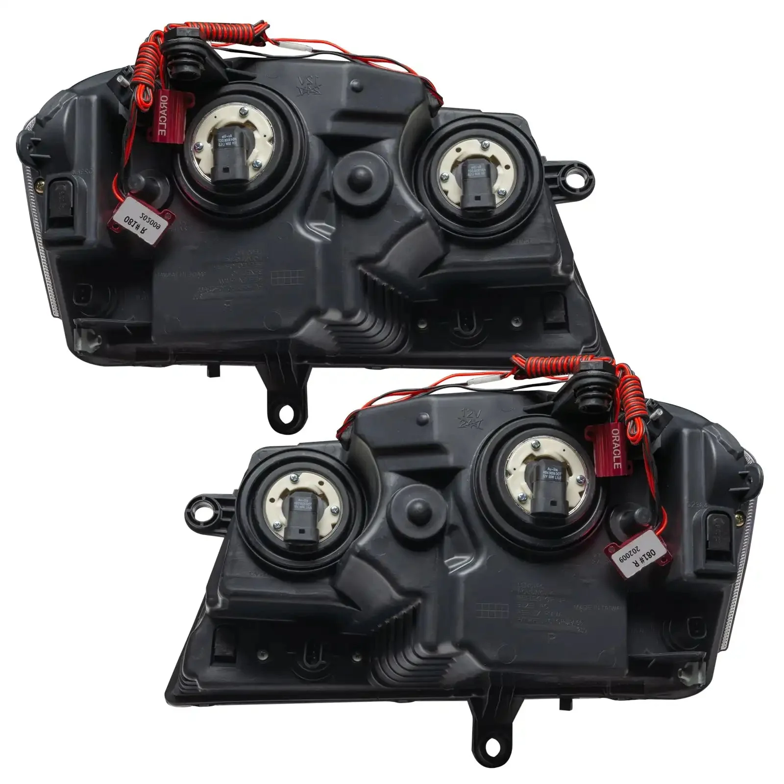 ORACLE Lighting 2008-2013 Dodge Avenger RT Pre-Assembled Halo Headlights - Black Housing - Image 4