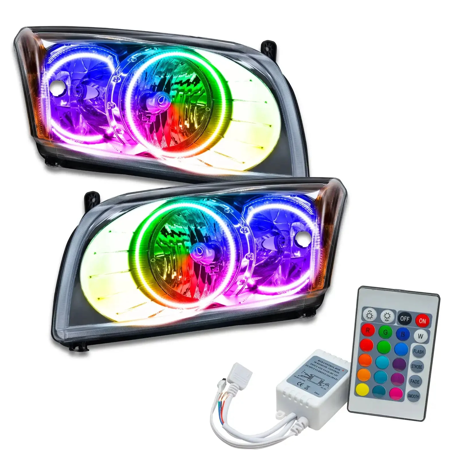 ORACLE Lighting 2007-2012 Dodge Caliber Pre-Assembled Headlights - Chrome - Image 7