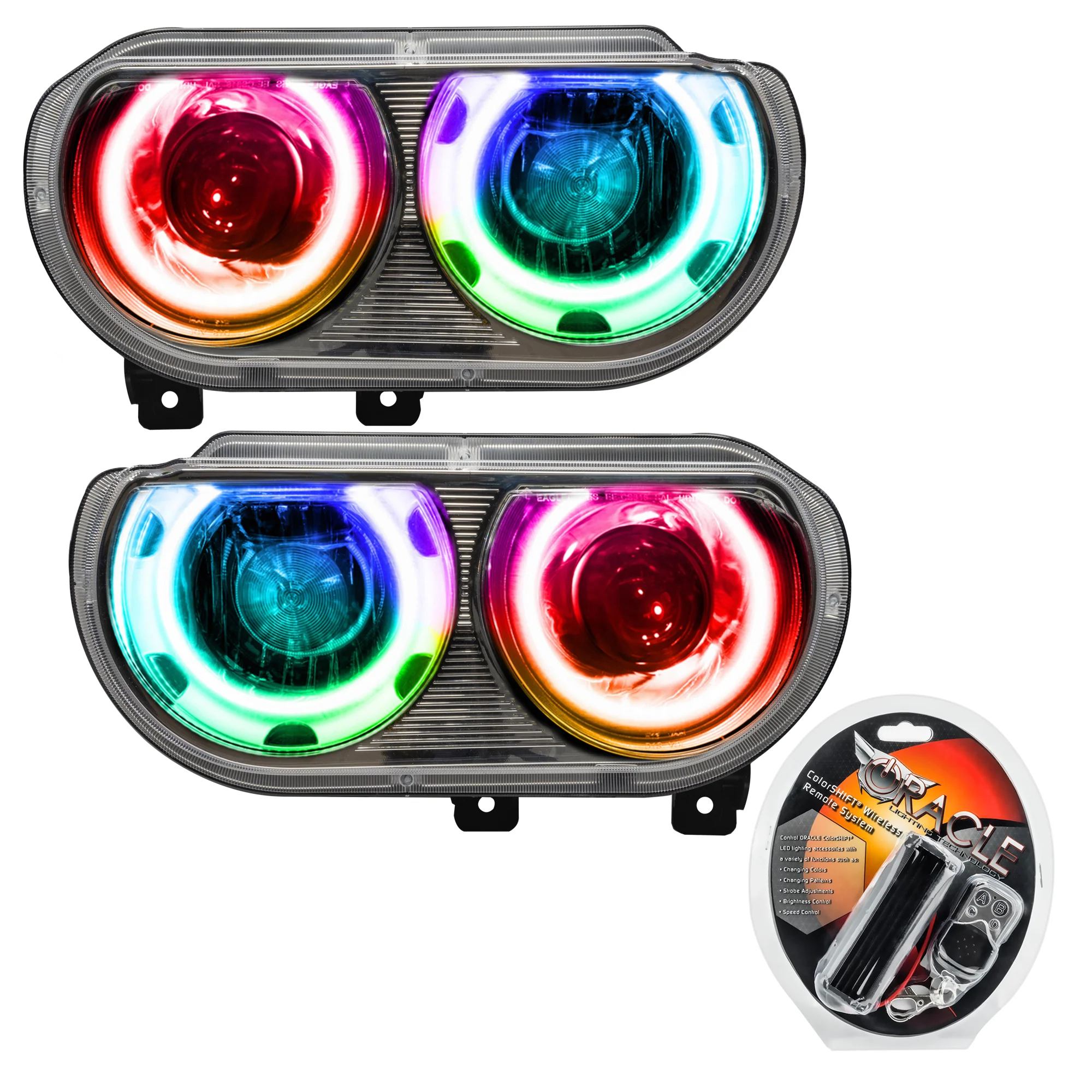 ORACLE Lighting 2008-2014 Dodge Challenger Pre-Assembled Headlights — HID - Image 11
