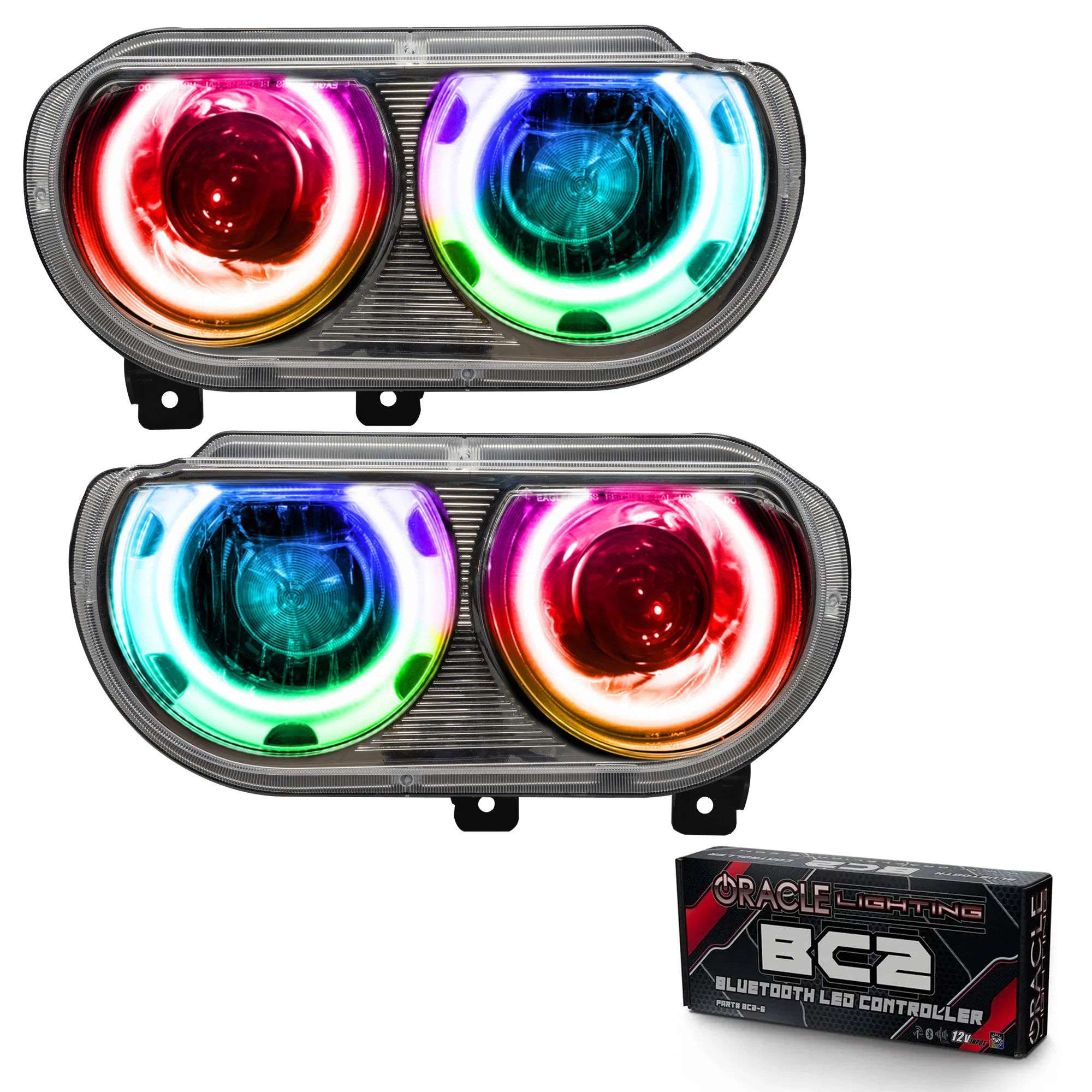 ORACLE Lighting 2008-2014 Dodge Challenger Pre-Assembled Headlights — HID - Image 12